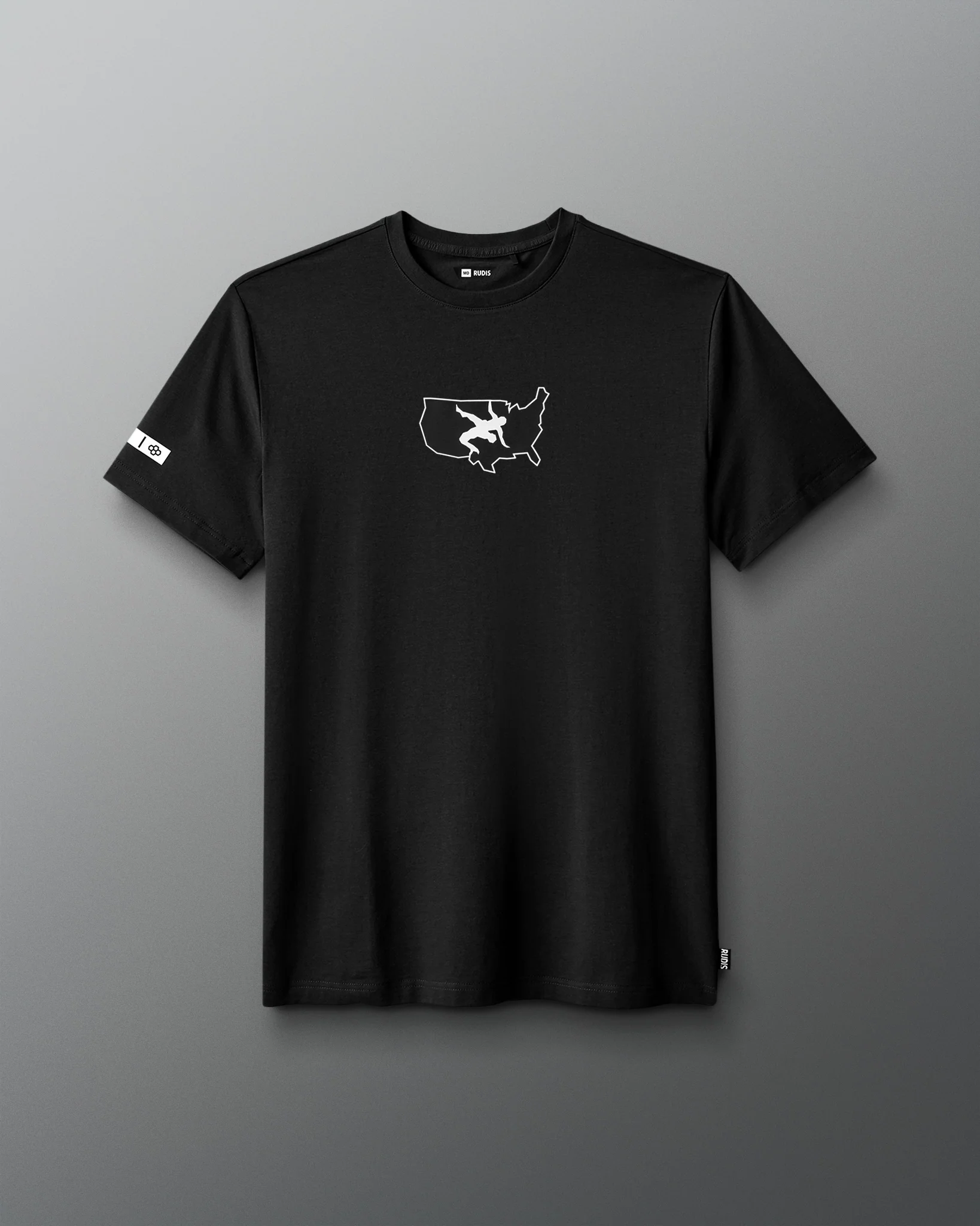 USA Wrestling Map Hybrid T-Shirt - Image 4
