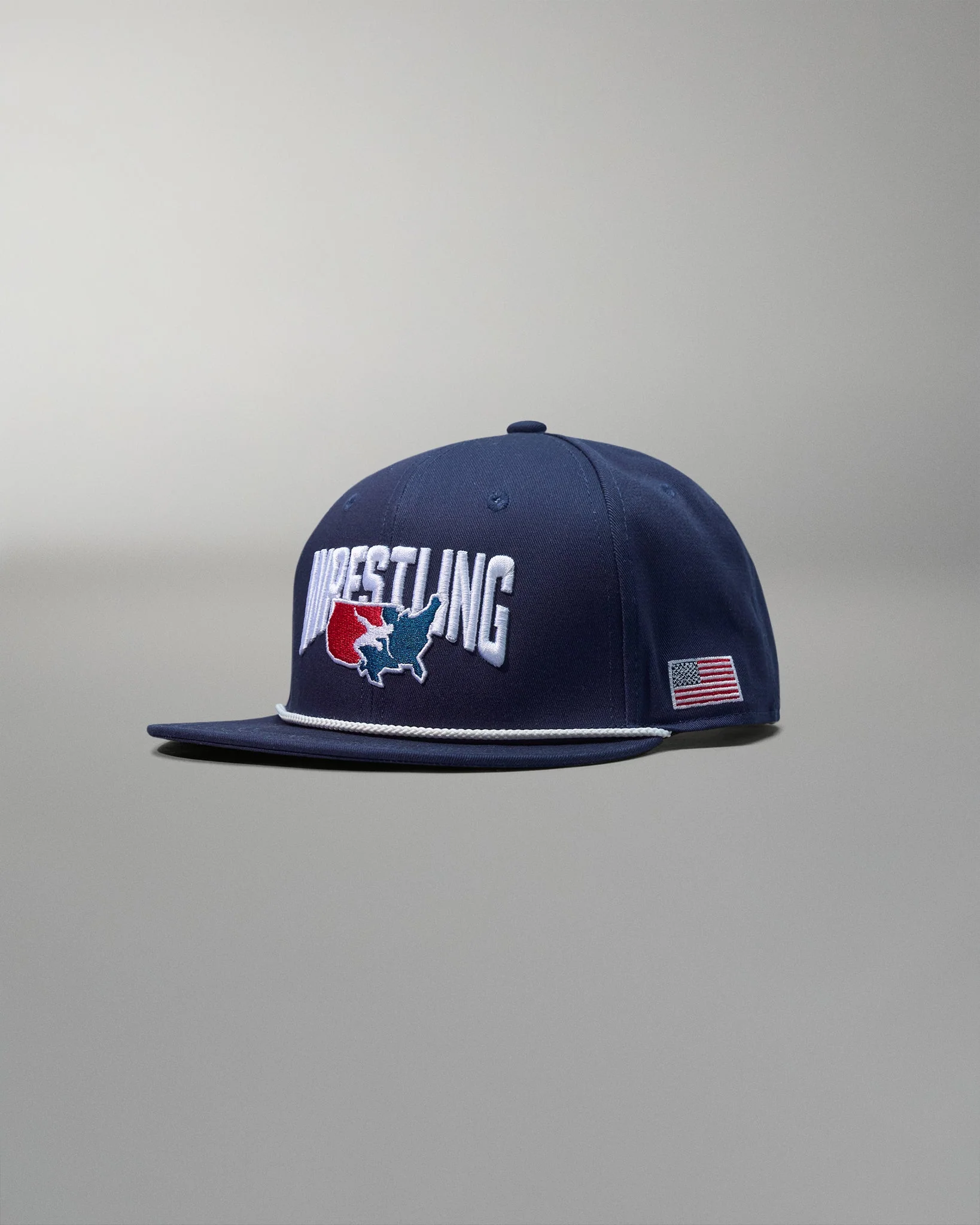 USA Wrestling Map Nelson Snapback Hat - Image 9