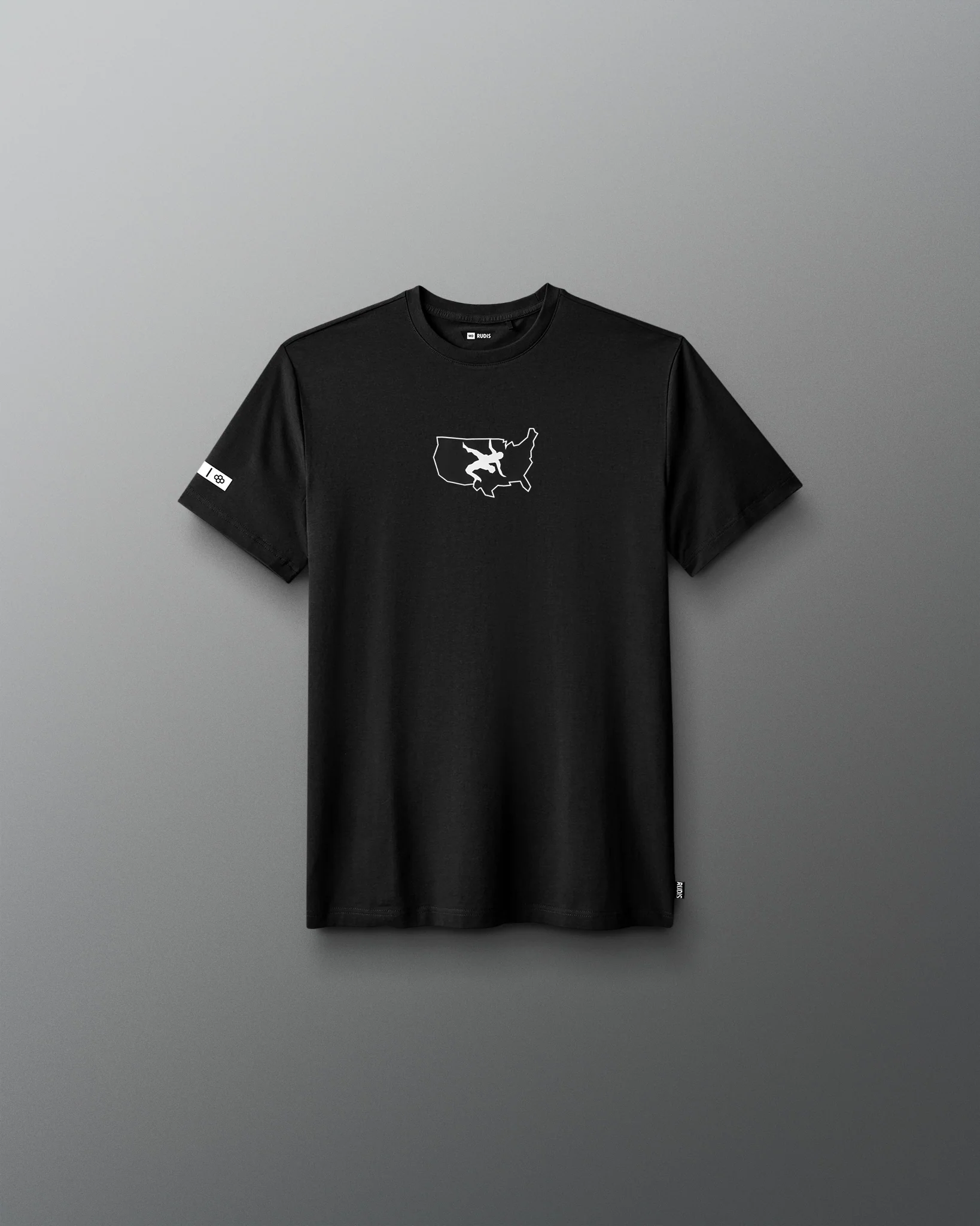 USA Wrestling Map Youth Hybrid T-Shirt - Image 2