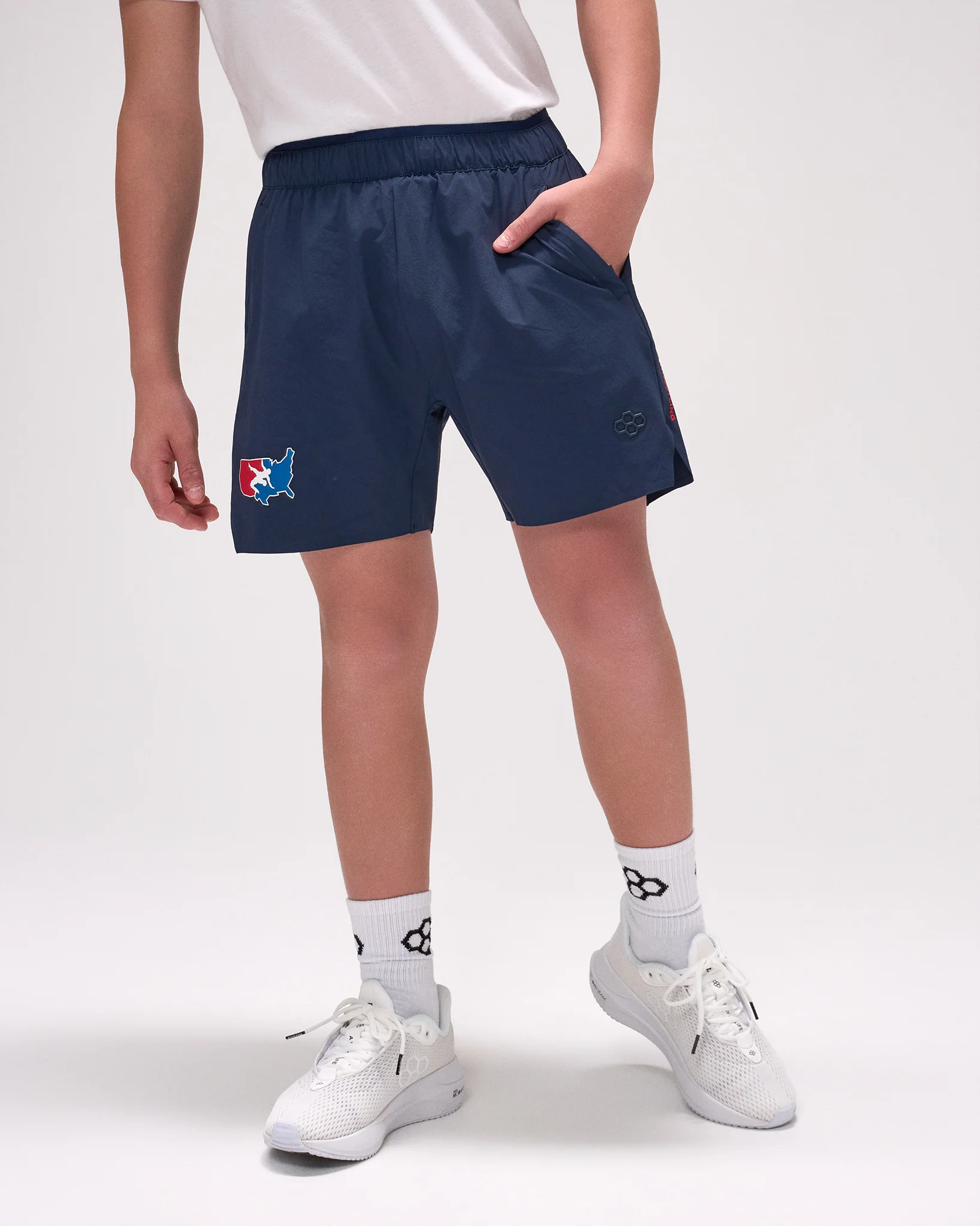 USA Wrestling Map Youth Performance Short - Image 5