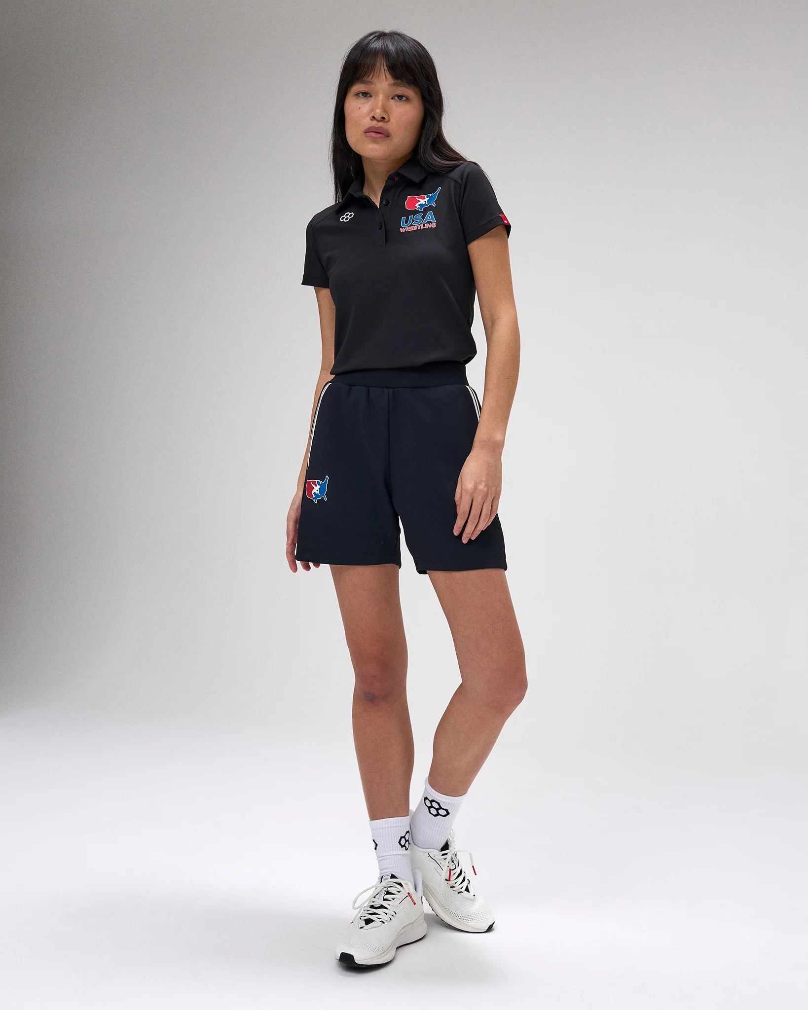 USA Wrestling Women's Go-To Hex Polo - Image 2