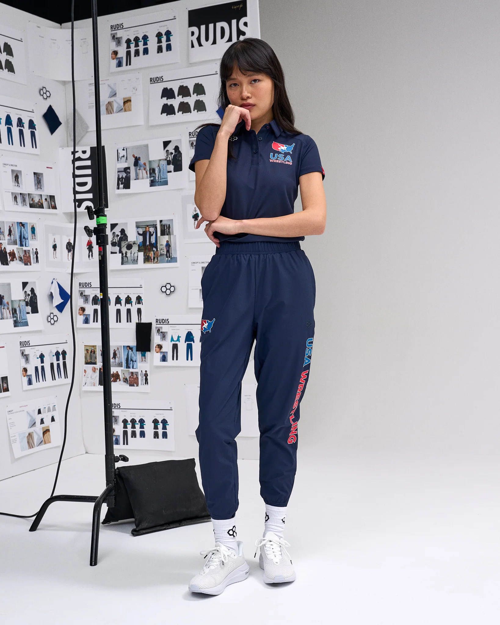 USA Wrestling Women's Go-To Hex Polo - Image 6