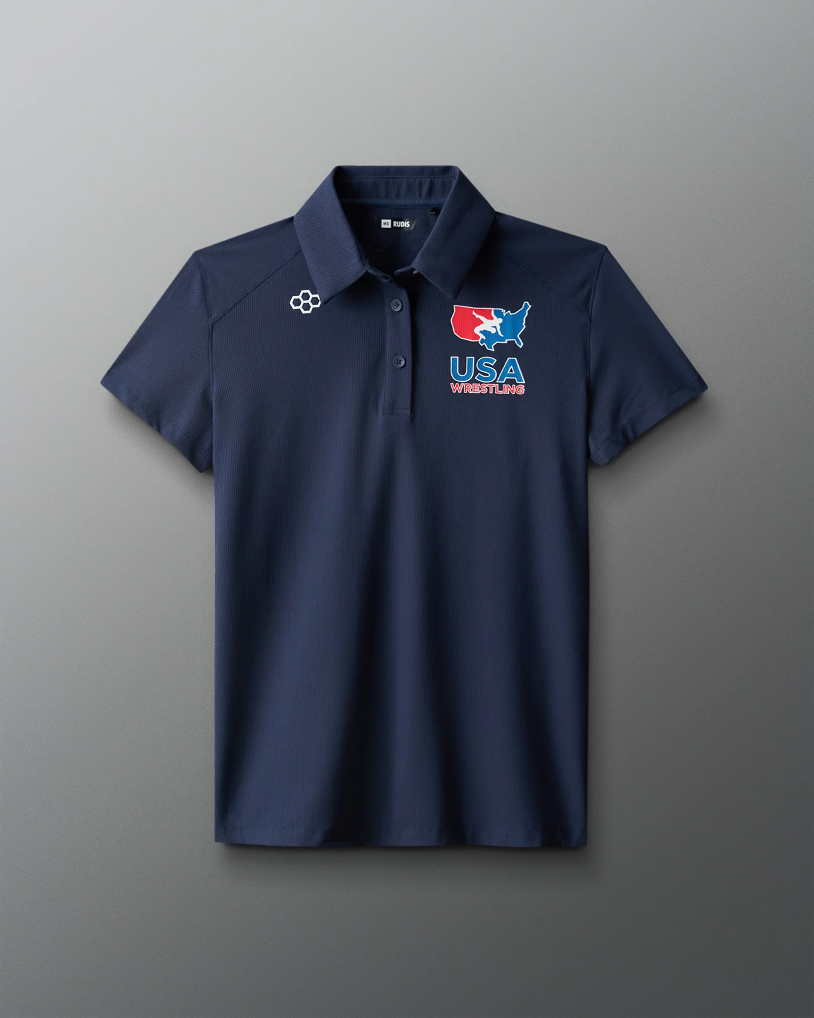 USA Wrestling Women's Go-To Hex Polo - Image 7
