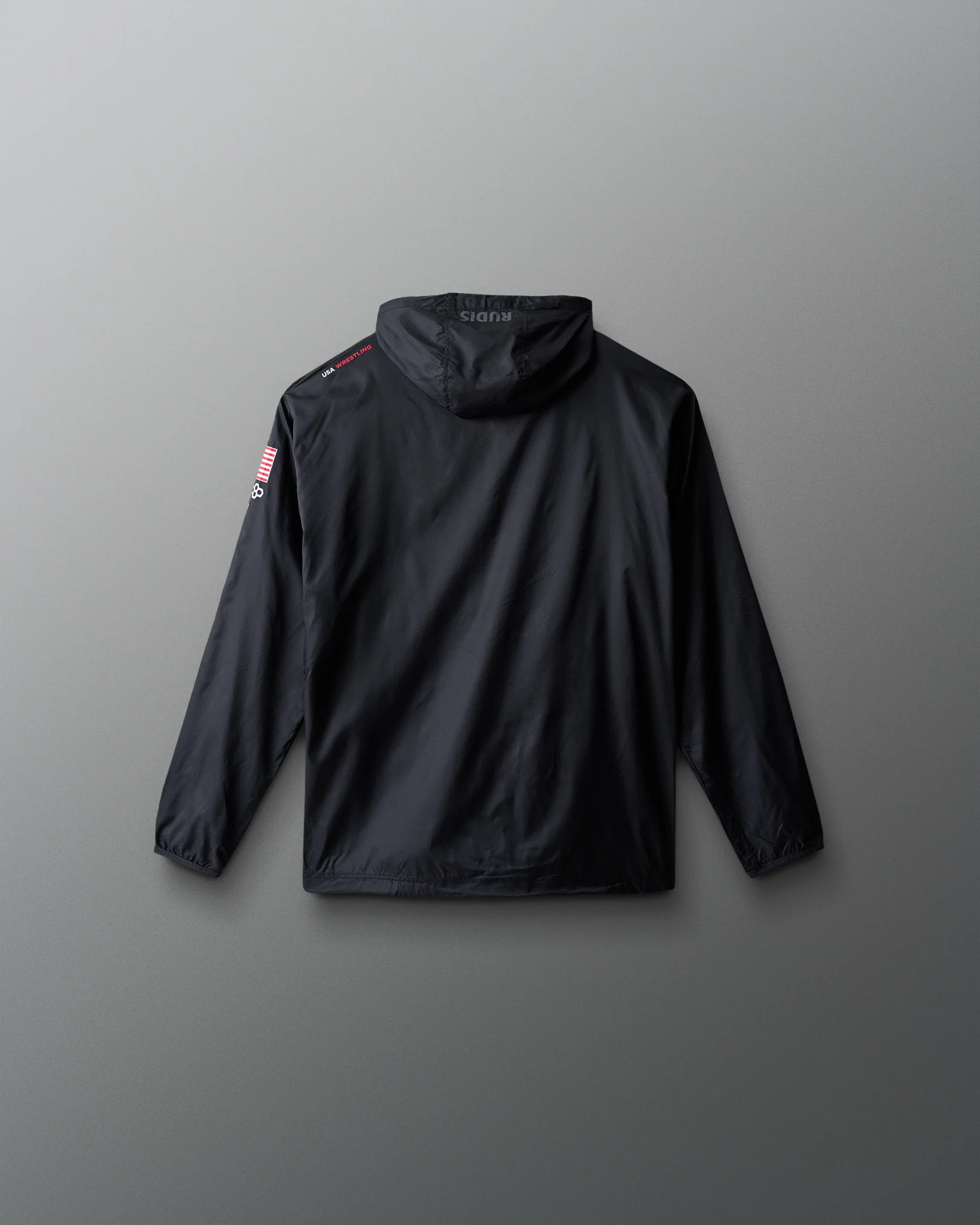 USA Wrestling Motion Youth Windbreaker - Black - Image 2
