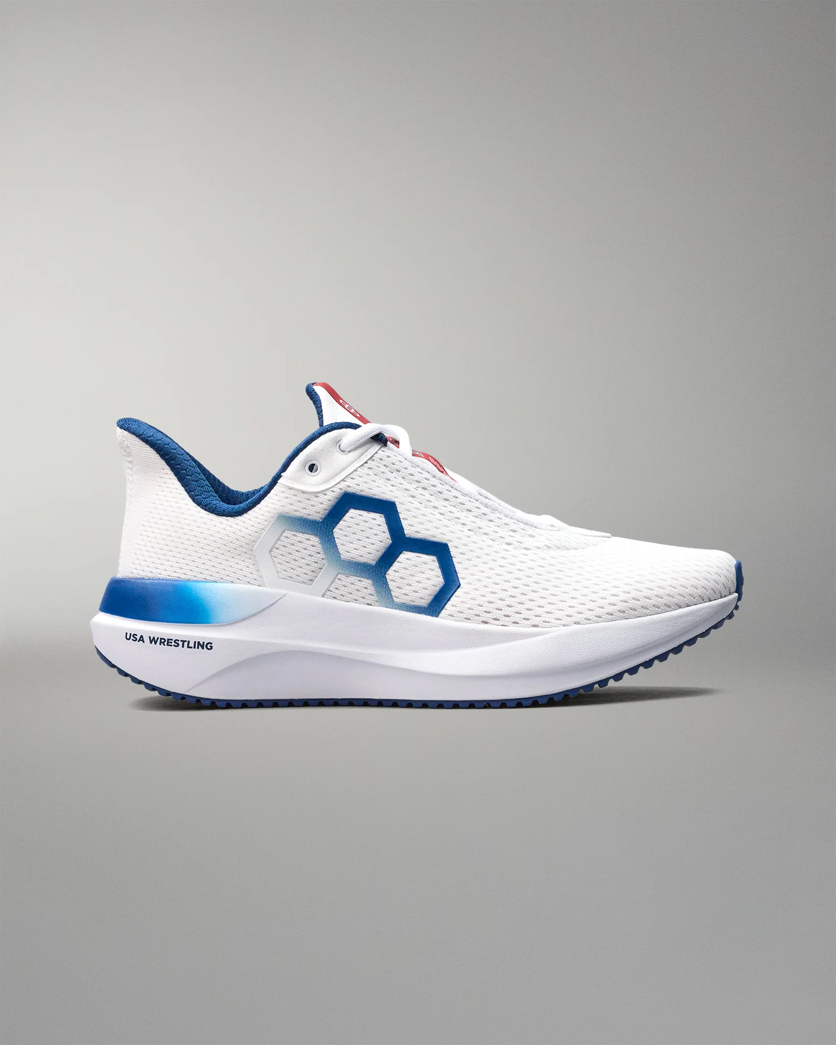 USA Wrestling Quest Adult Lifestyle Runner - USA White - Image 3