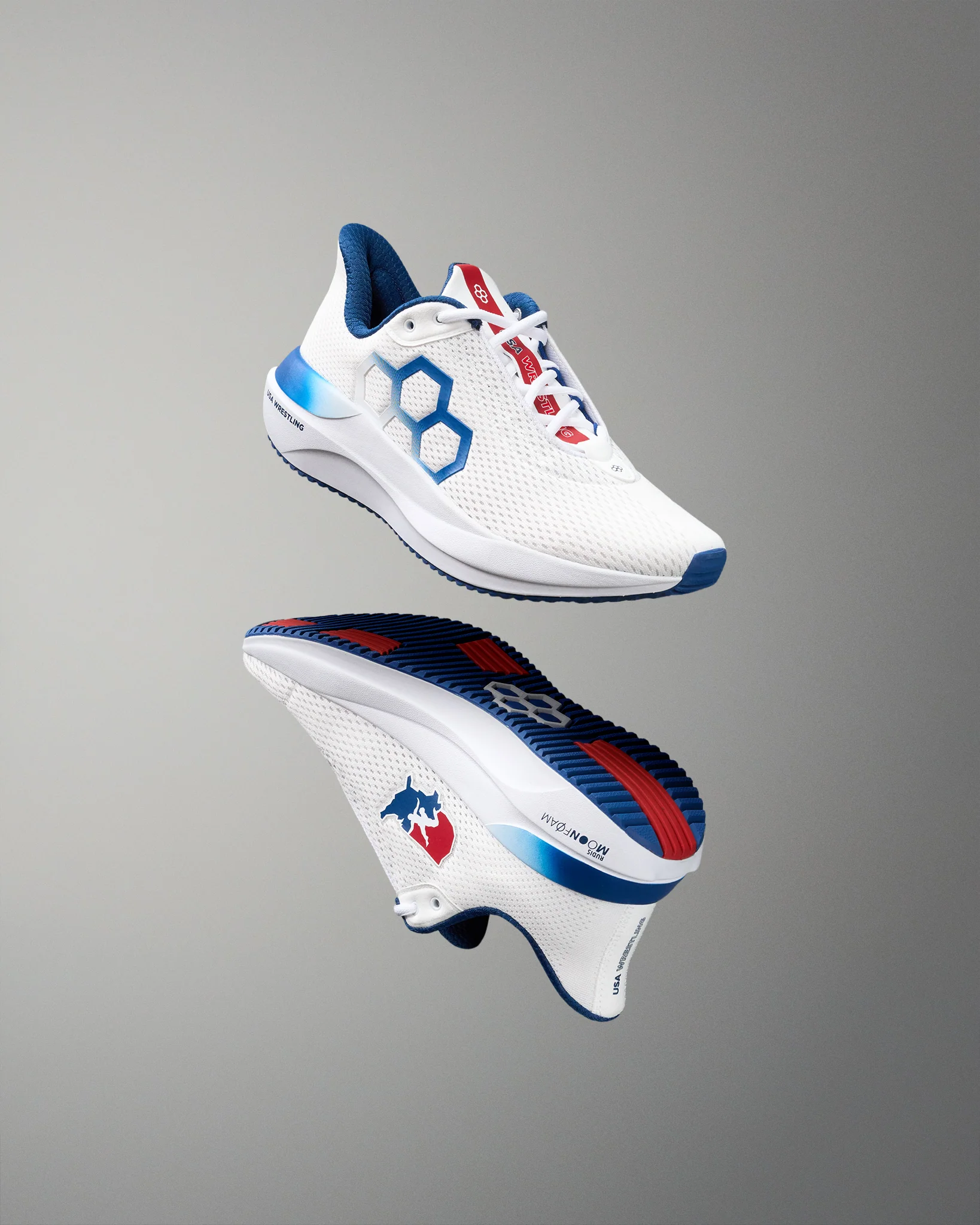 USA Wrestling Quest Youth Lifestyle Runner - USA White