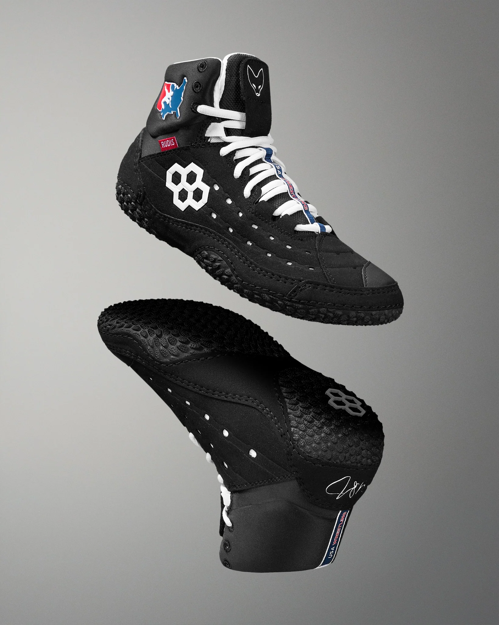 USA Wrestling SF-Tbilisi 2.0 Adult Wrestling Shoes - USA Black
