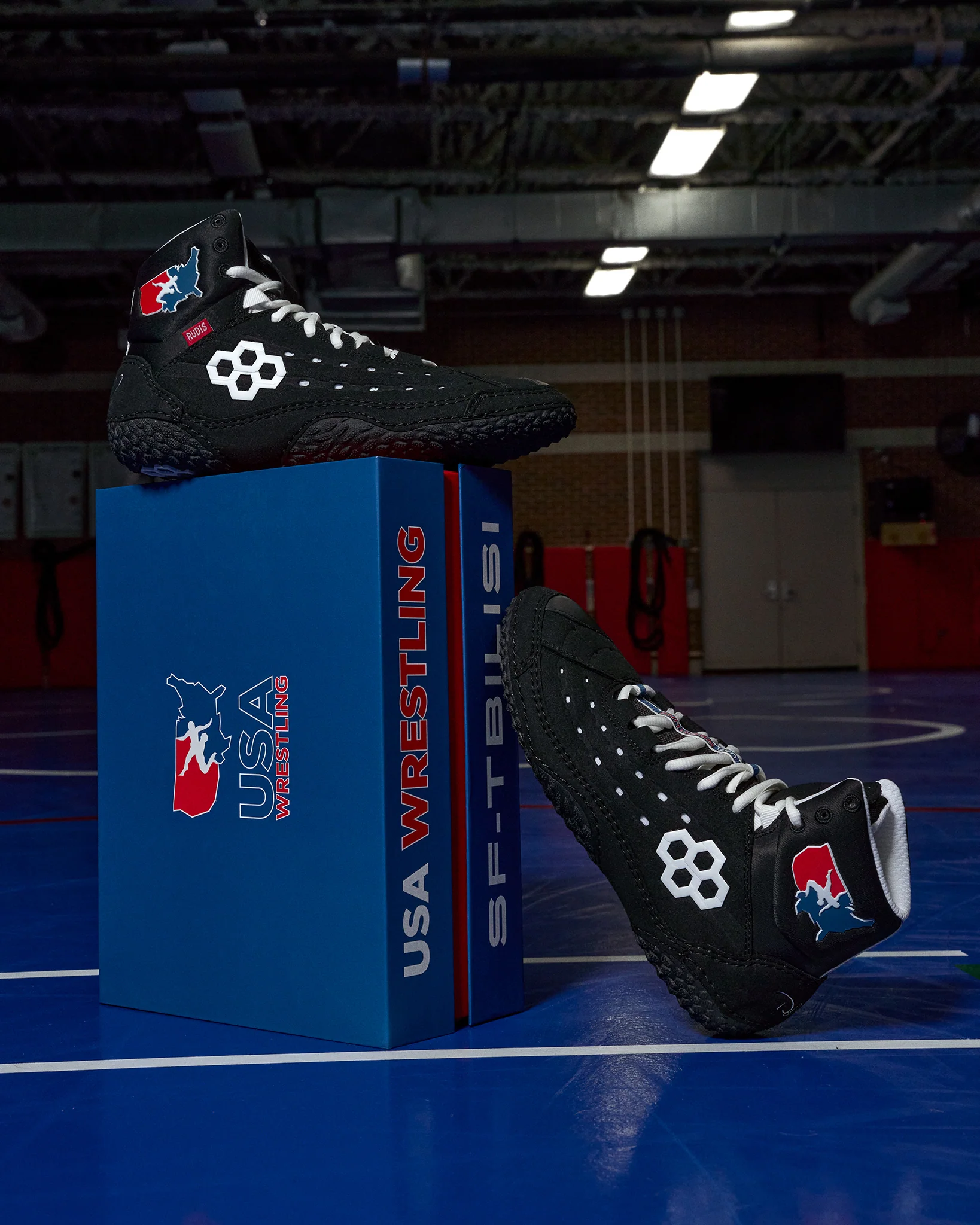 USA Wrestling SF-Tbilisi 2.0 Adult Wrestling Shoes - USA Black - Image 3