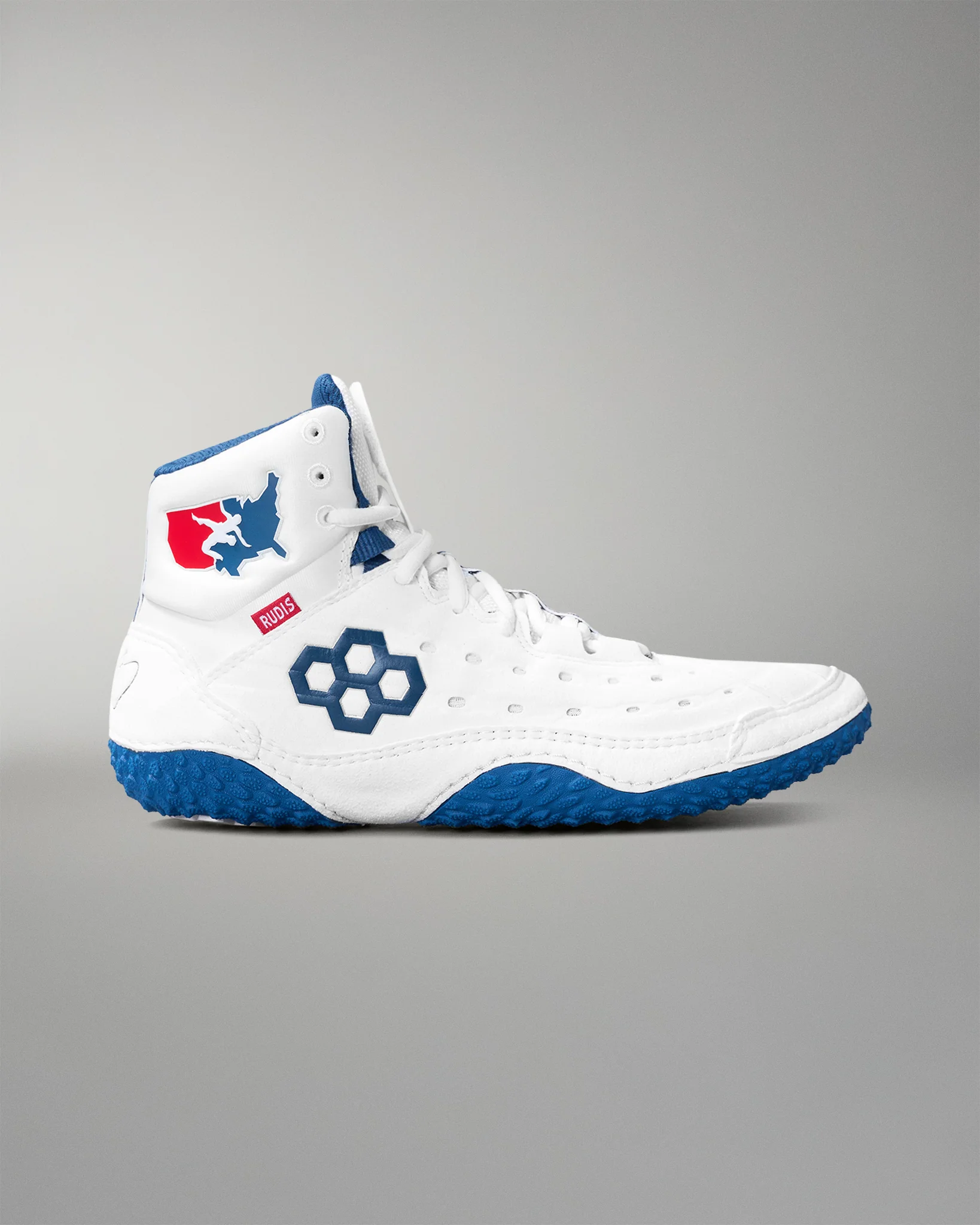 USA Wrestling SF-Tbilisi 2.0 Adult Wrestling Shoes - USA White - Image 4