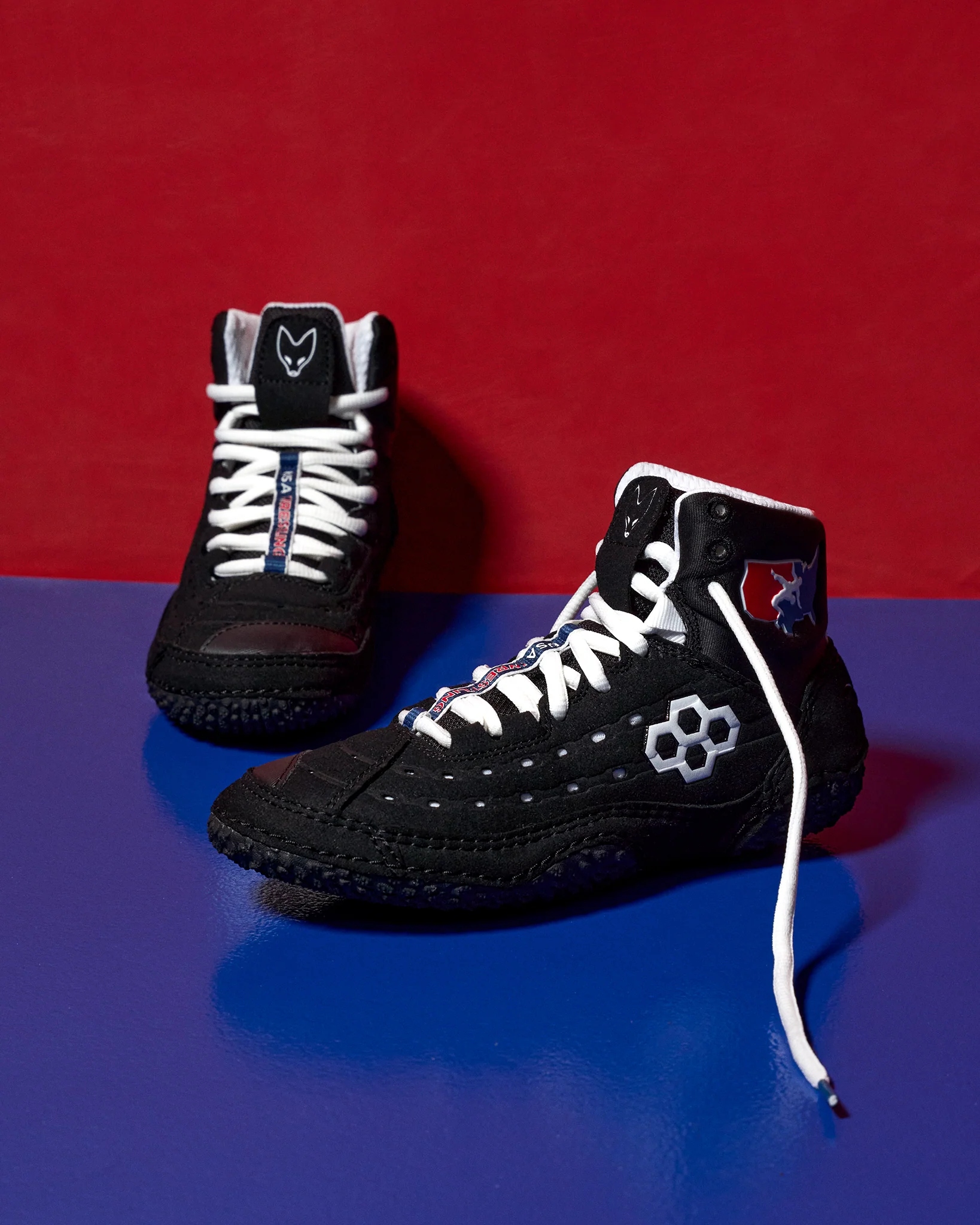 USA Wrestling SF-Tbilisi 2.0 Youth Wrestling Shoes - USA Black - Image 2