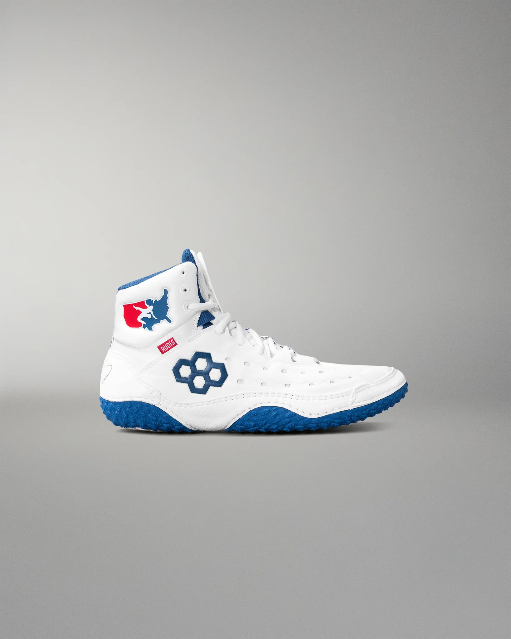 USA Wrestling SF-Tbilisi 2.0 Youth Wrestling Shoes - USA White - Image 4