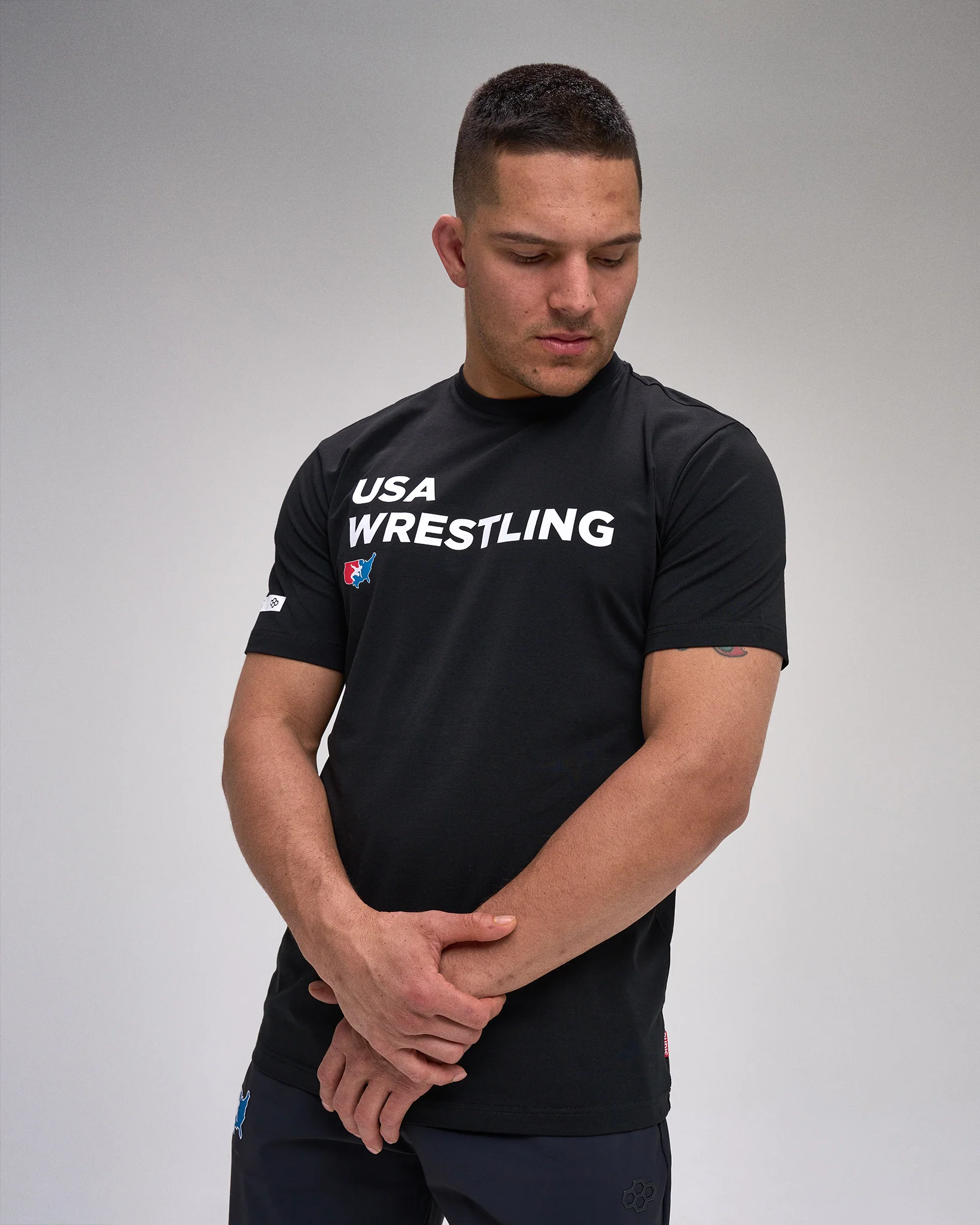 USA Wrestling Stack Hybrid T-Shirt