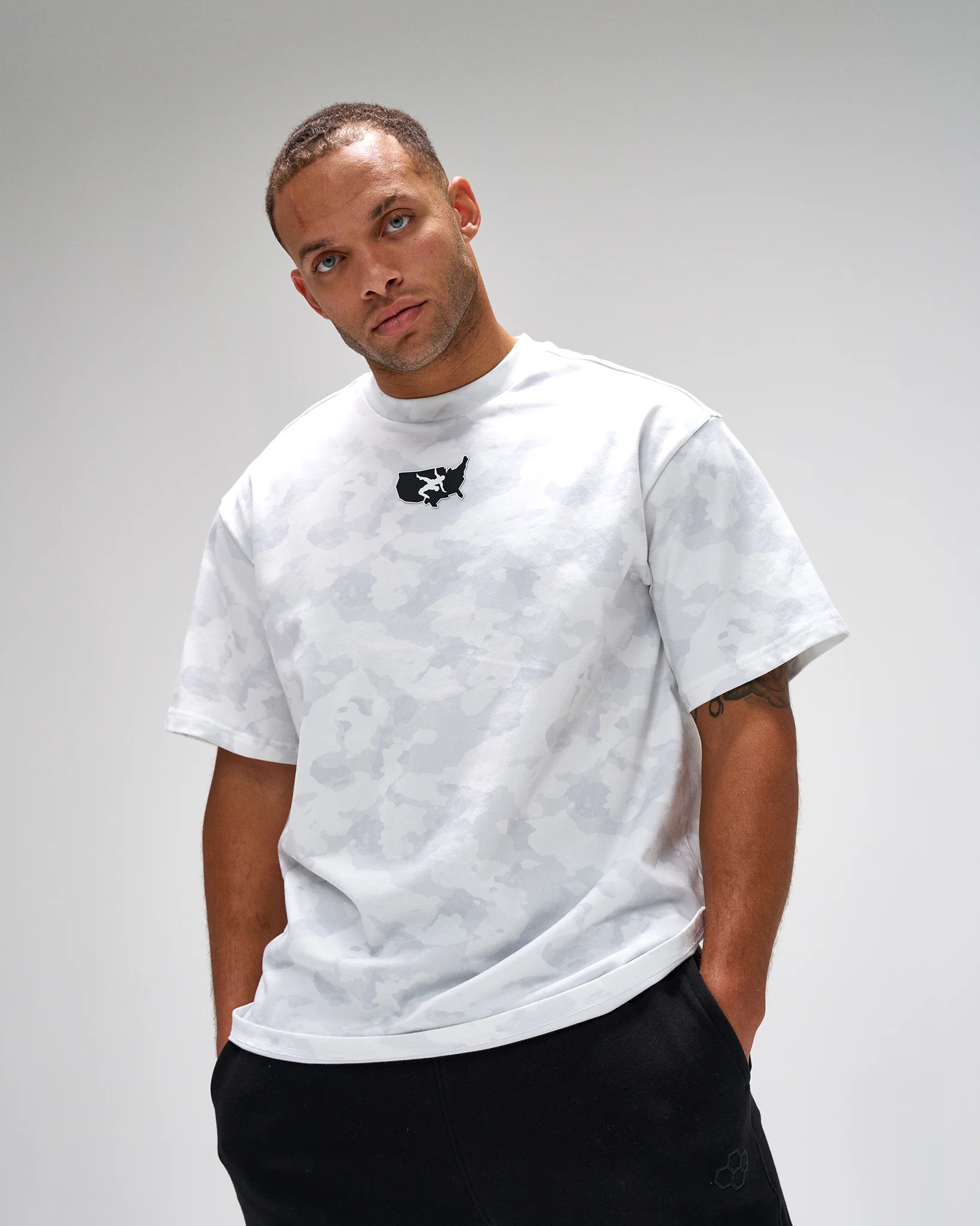 USA Wrestling Tactical Drop Shoulder T-Shirt - Image 7