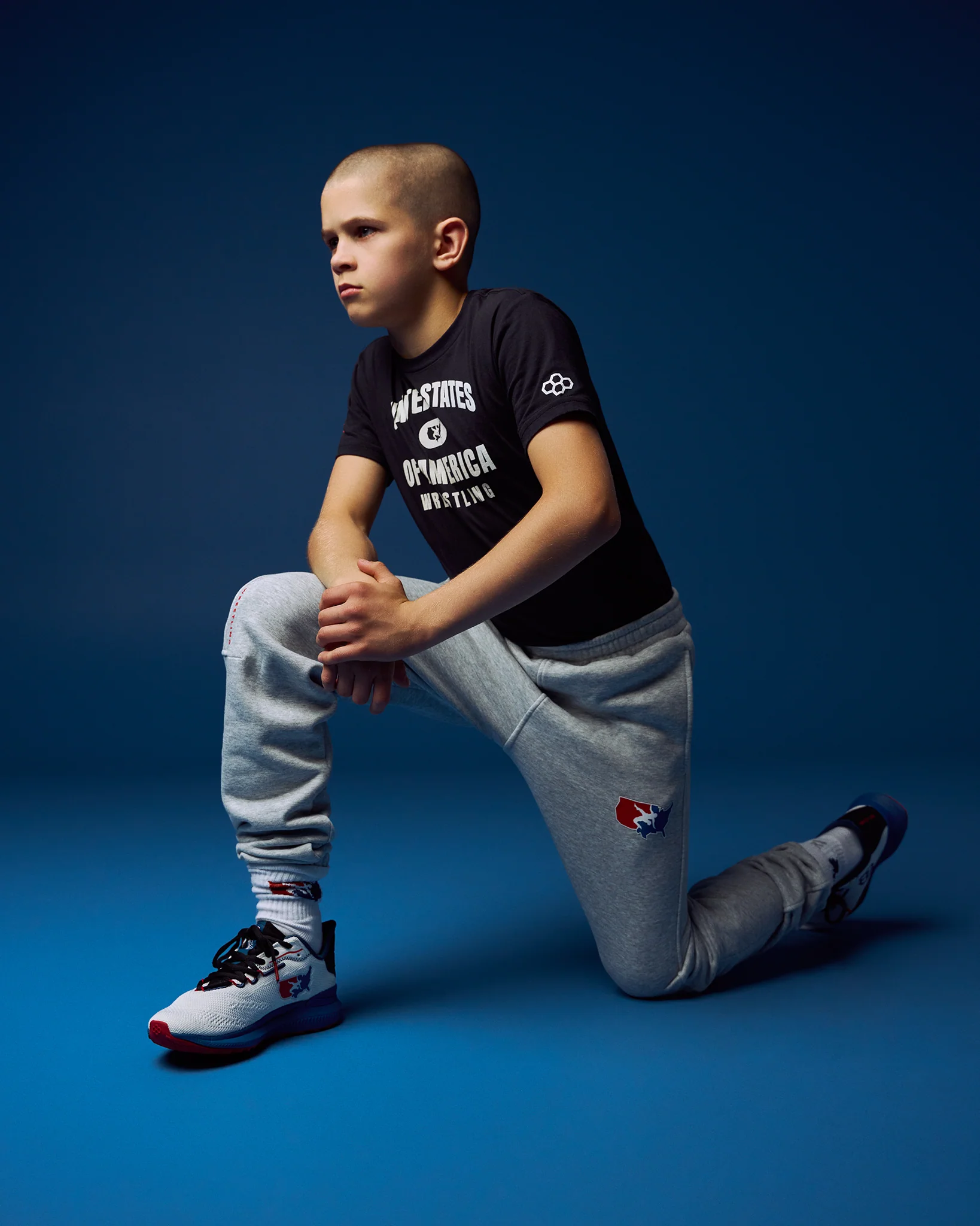 USA Wrestling Tech Fleece Youth Jogger - Image 7