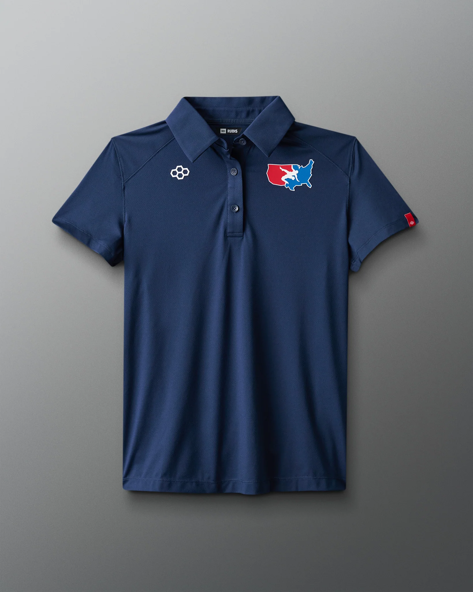 USA Wrestling Women's Classic Performance Polo - Image 3
