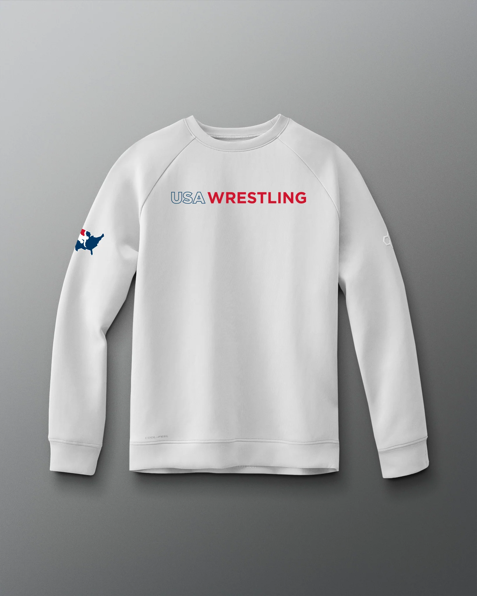 USA Wrestling Wordmark COOL-FEEL Crewneck - Image 6