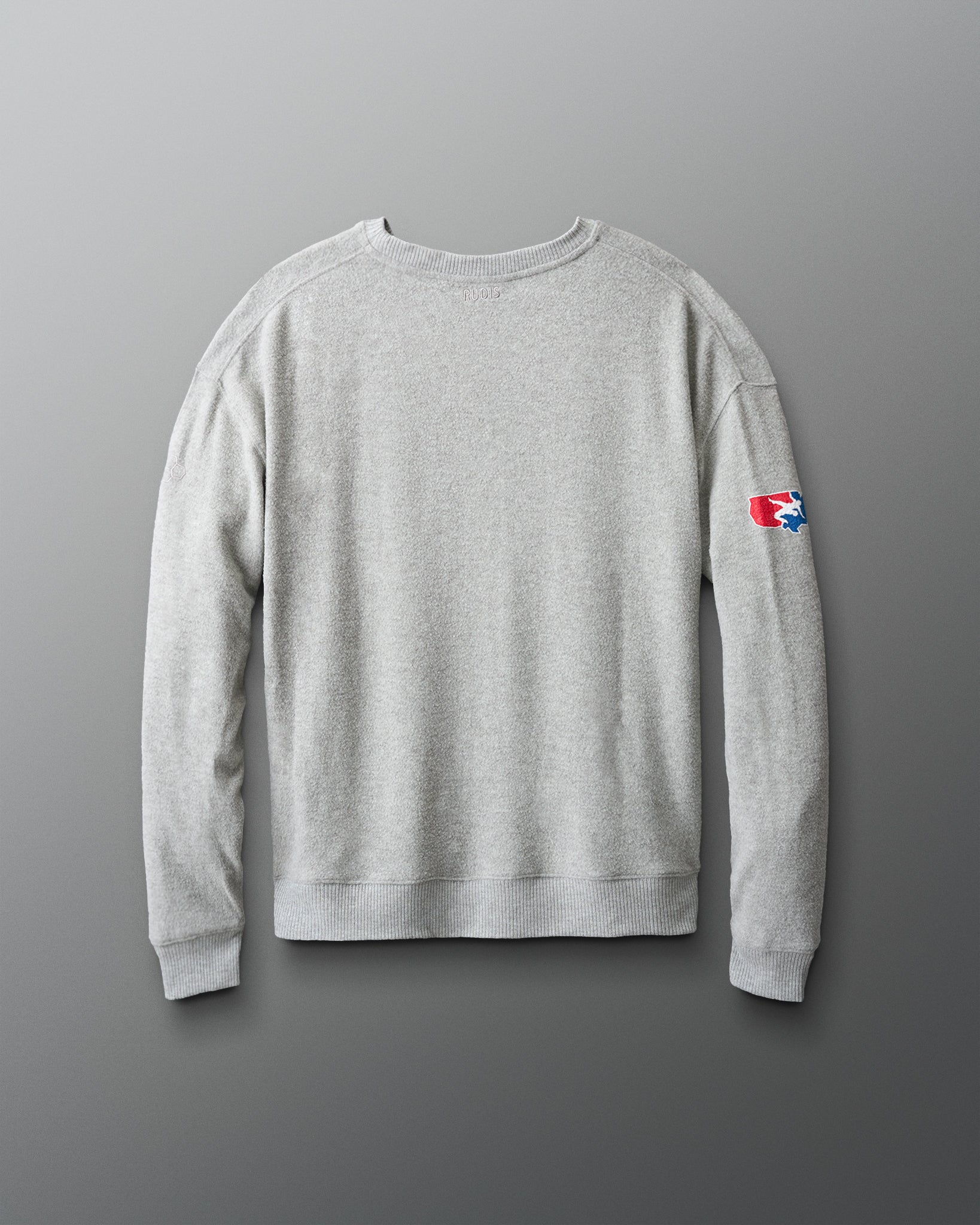 USA Wrestling Wordmark Hacci Crewneck - Image 6