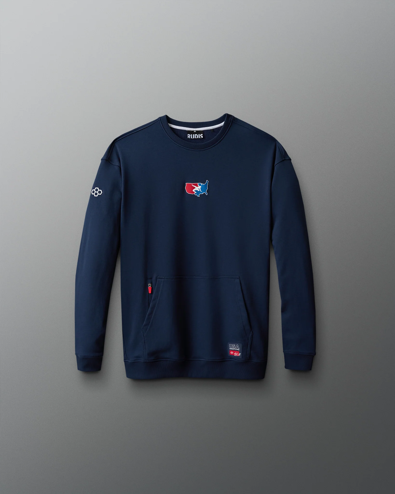 USA Wrestling Youth Luxe Terry Crewneck