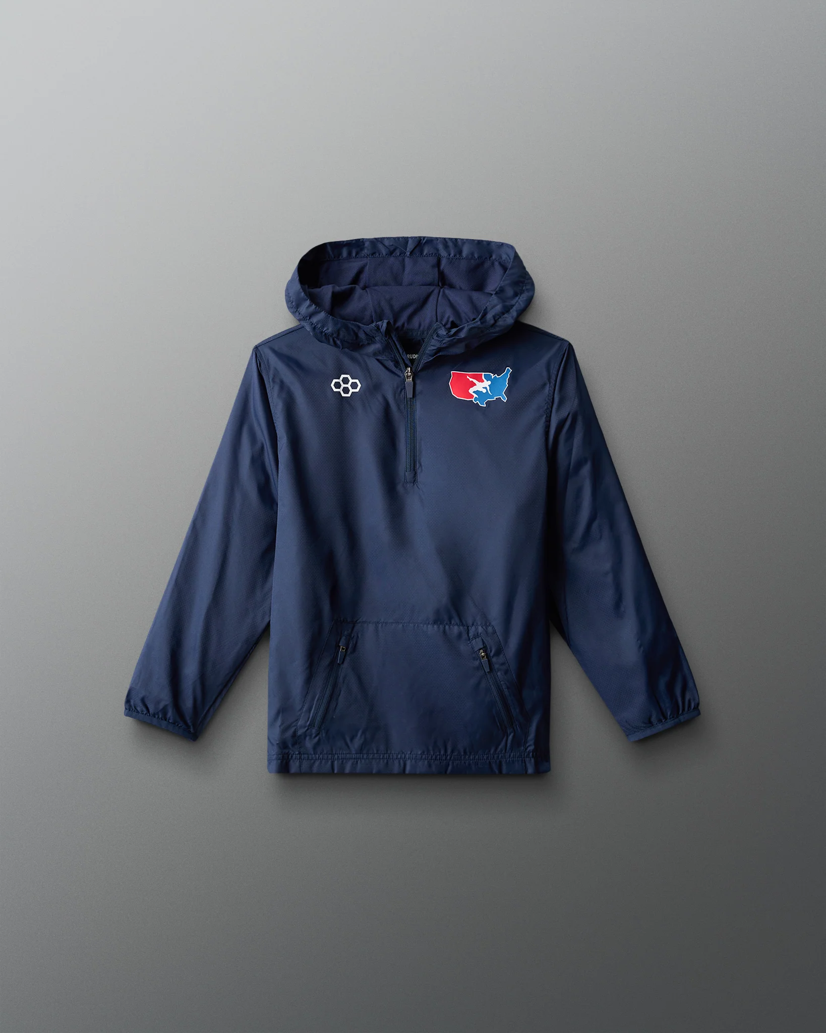 USA Wrestling Youth Motion Windbreaker - Navy