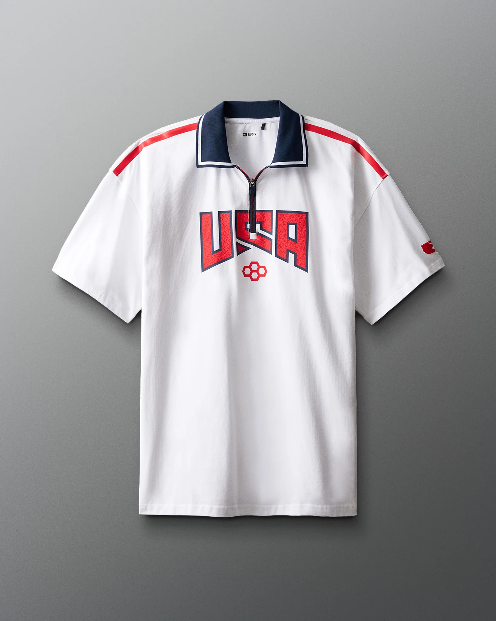 USA Wrestling Zip Polo - Image 2