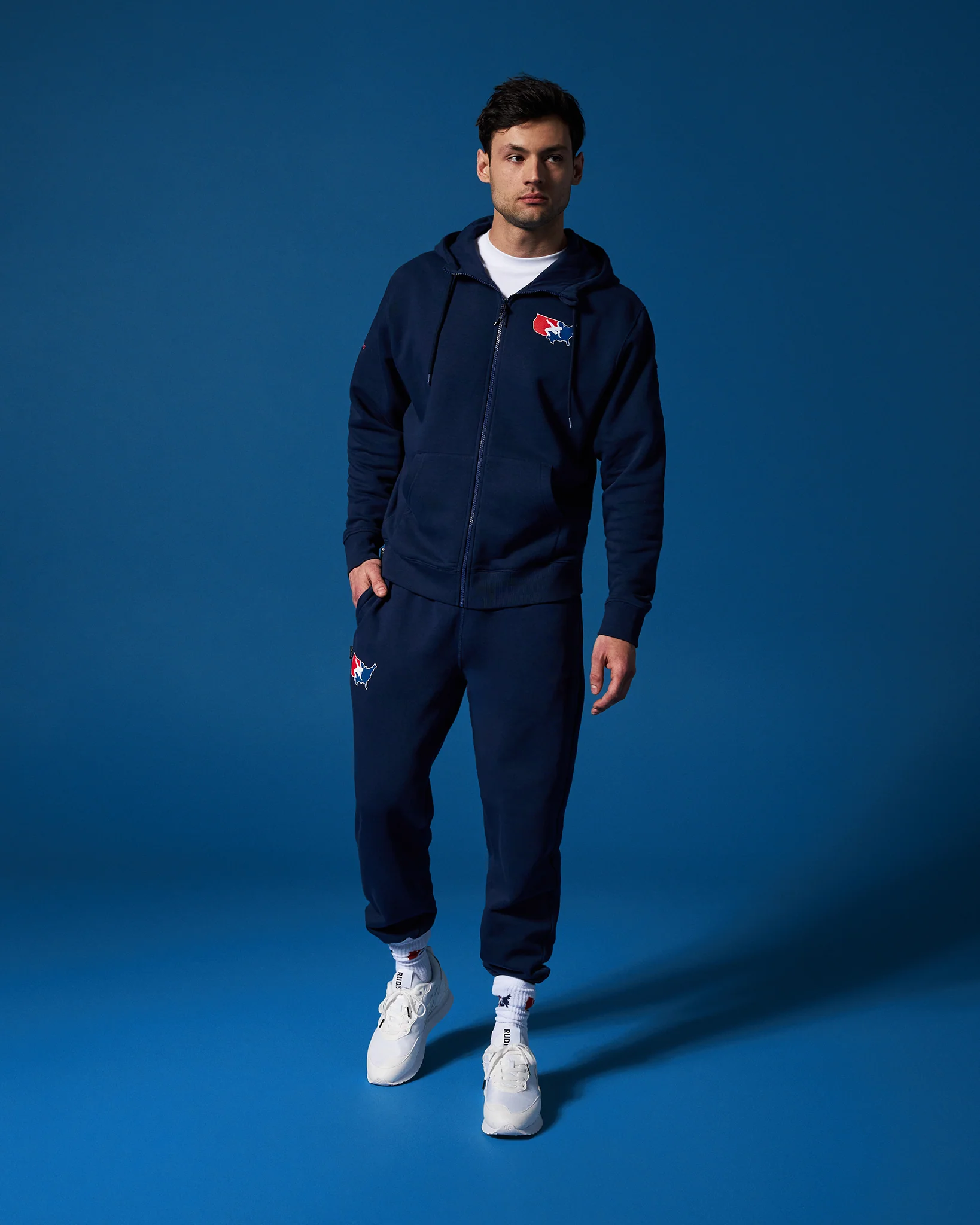 USA Wrestling Logo Comfort Fleece Full Zip - Image 4