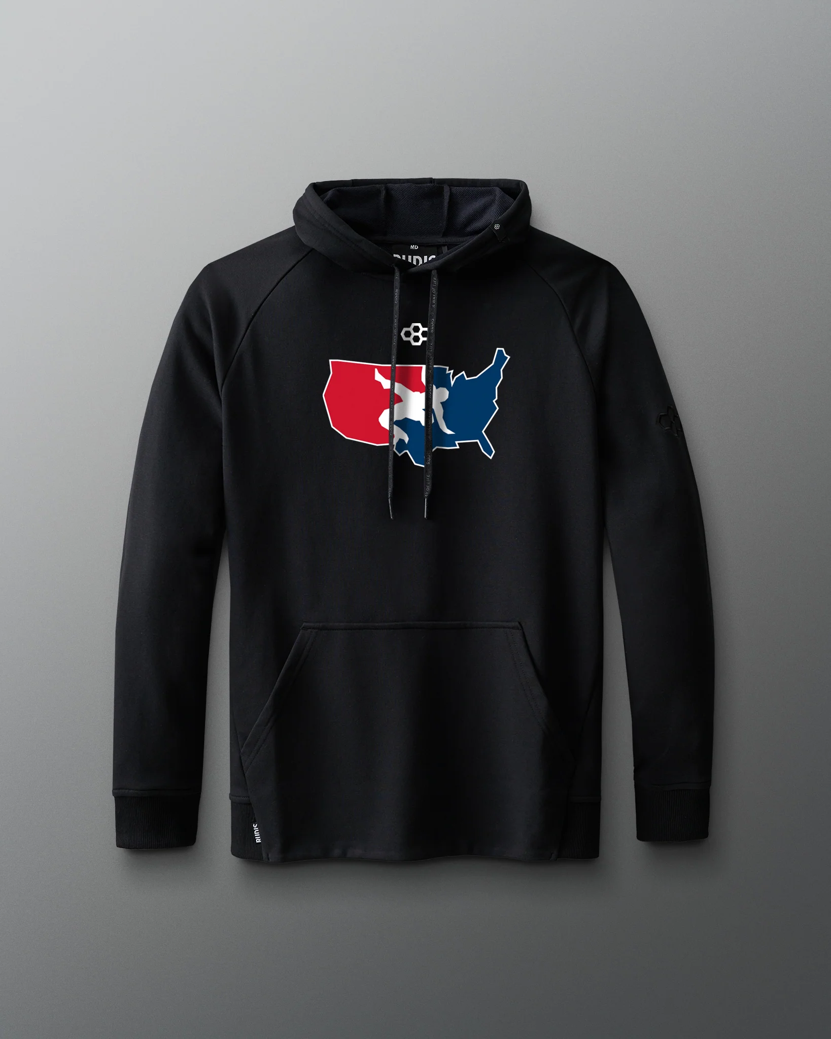 USA Wrestling Logo Elite Terry Hoodie - Image 10