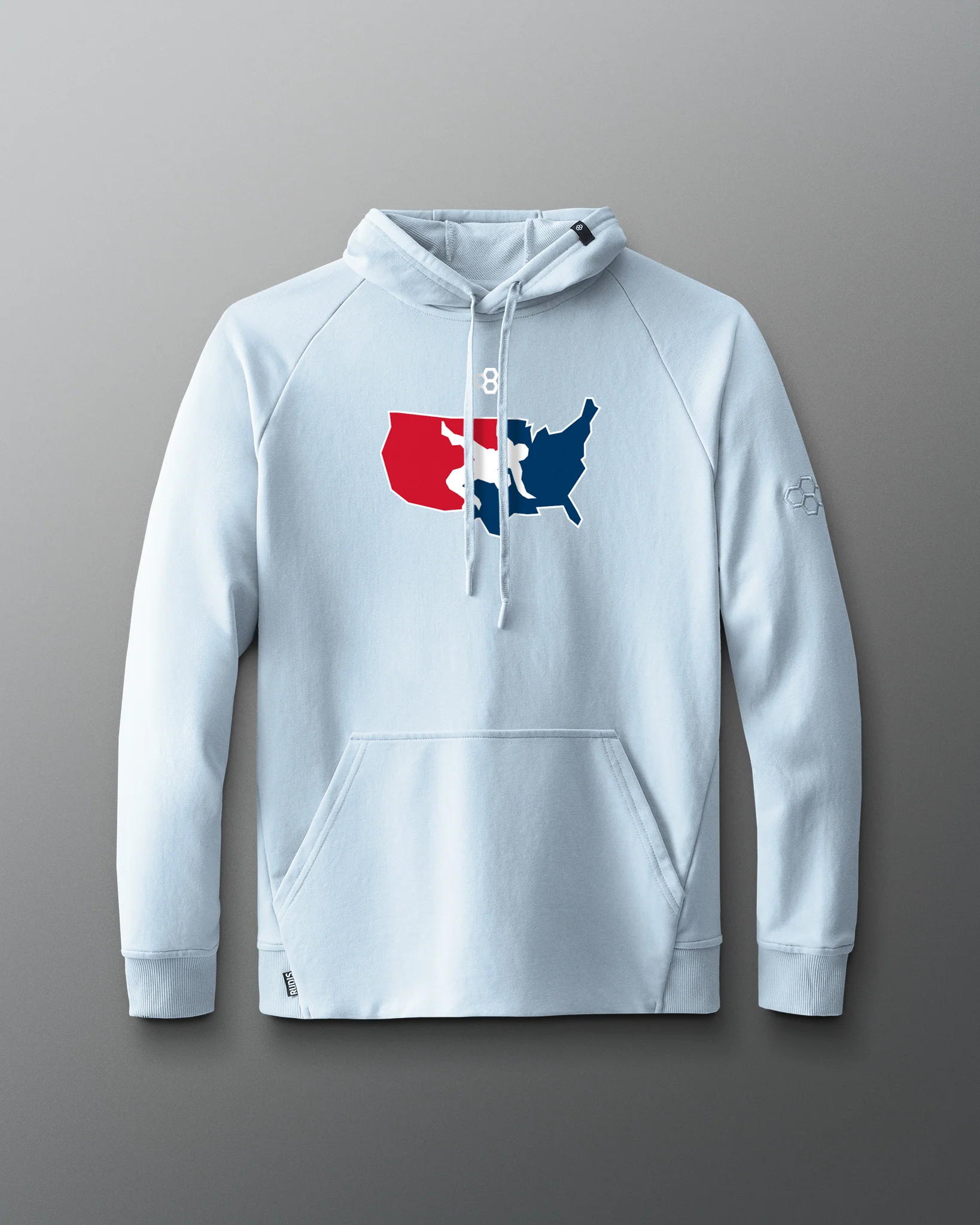USA Wrestling Logo Elite Terry Hoodie - Image 15