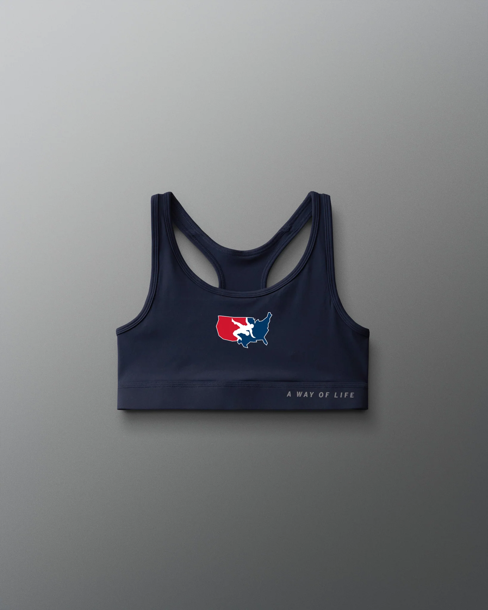 USAW Logo Women's Sports Bra - Image 3