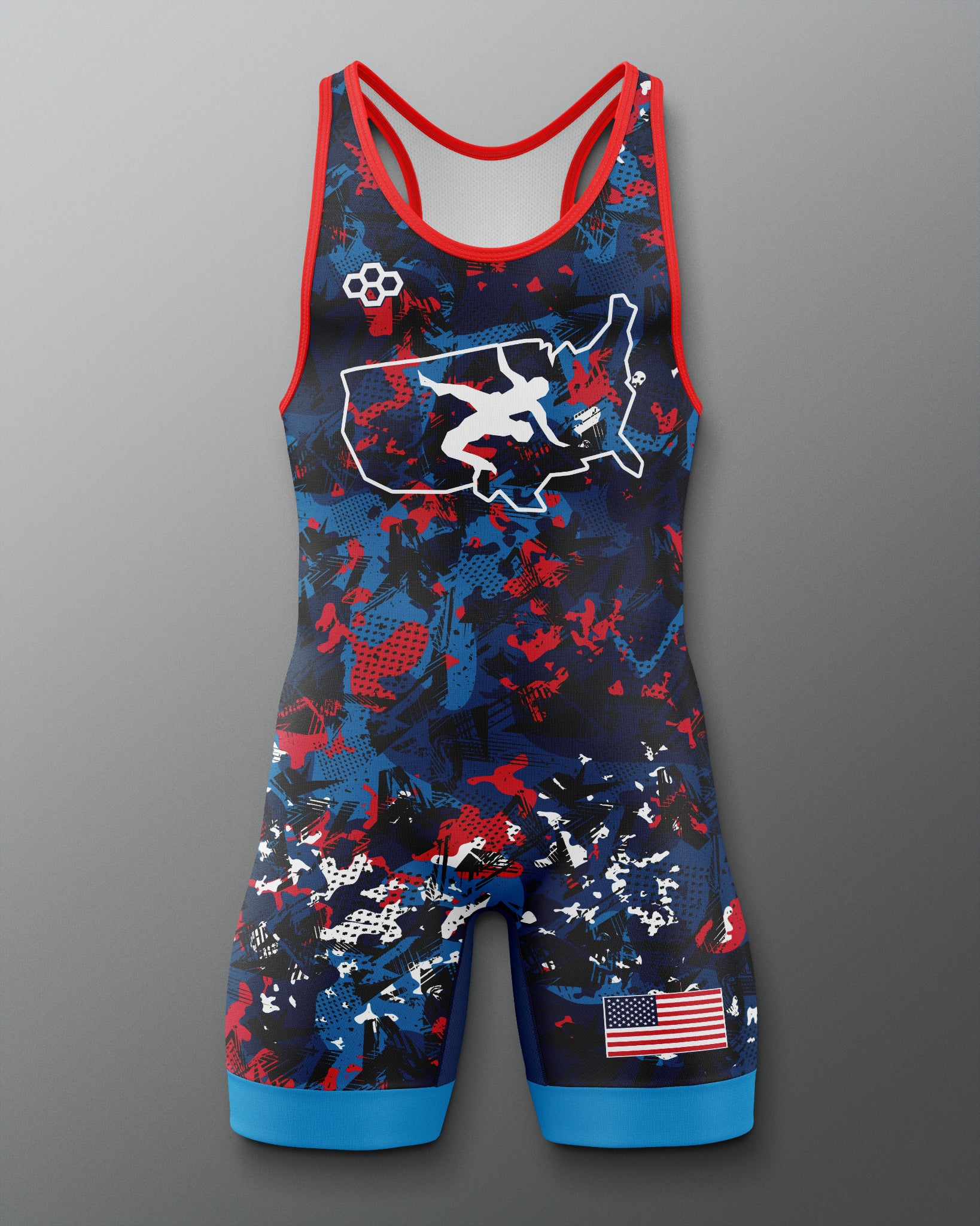 USAW Scatter Icon 2.0 Elite Singlet