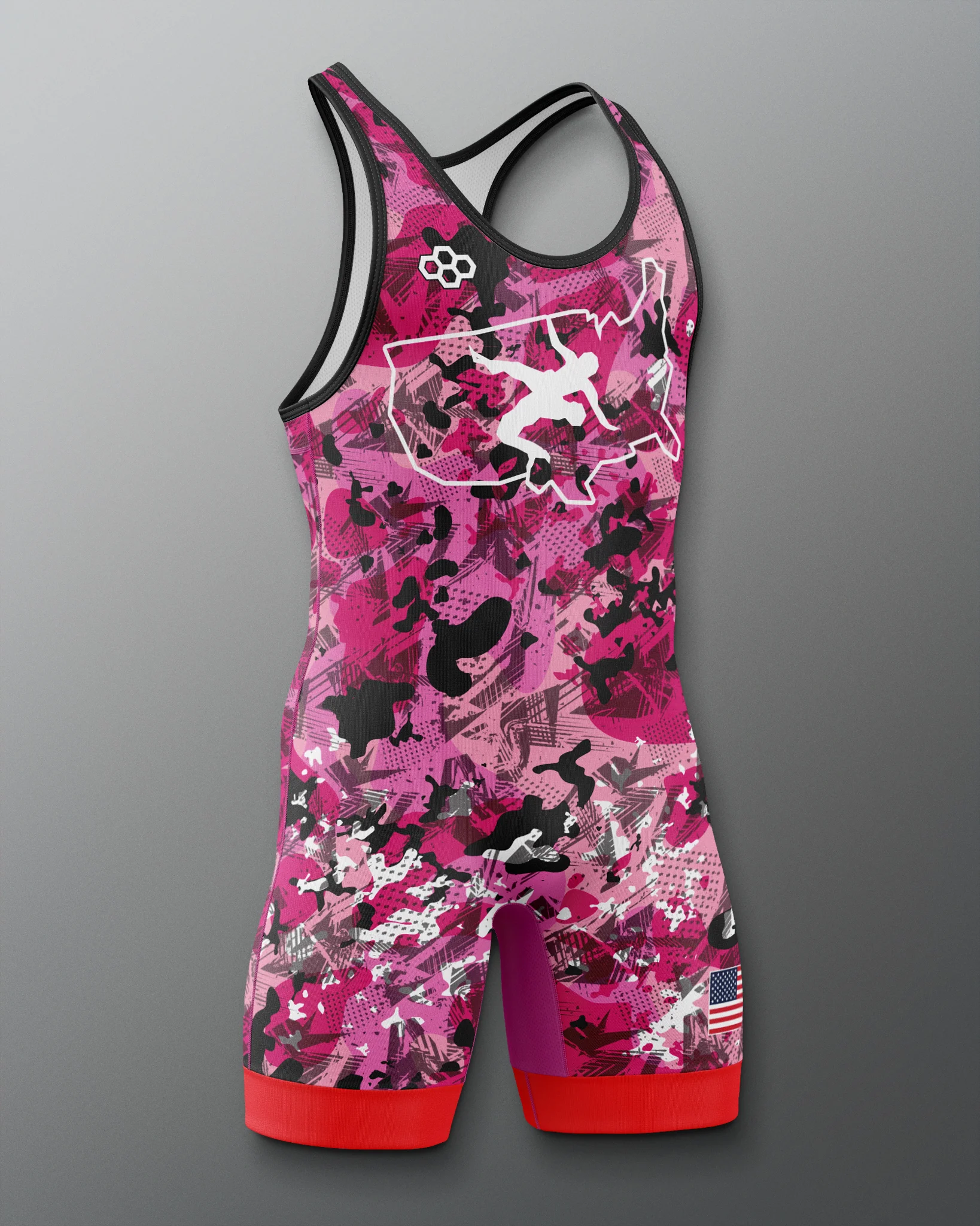 USAW Scatter Icon 2.0 Elite Singlet - Image 6
