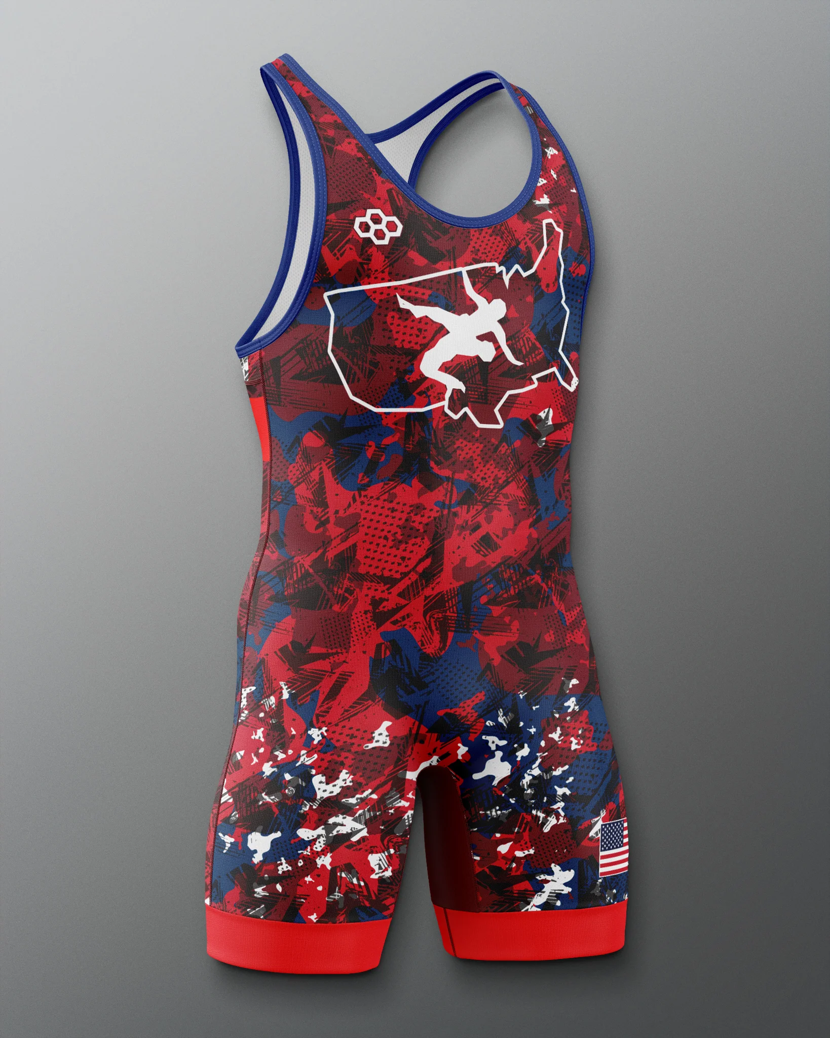 USAW Scatter Icon 2.0 Elite Singlet - Image 9