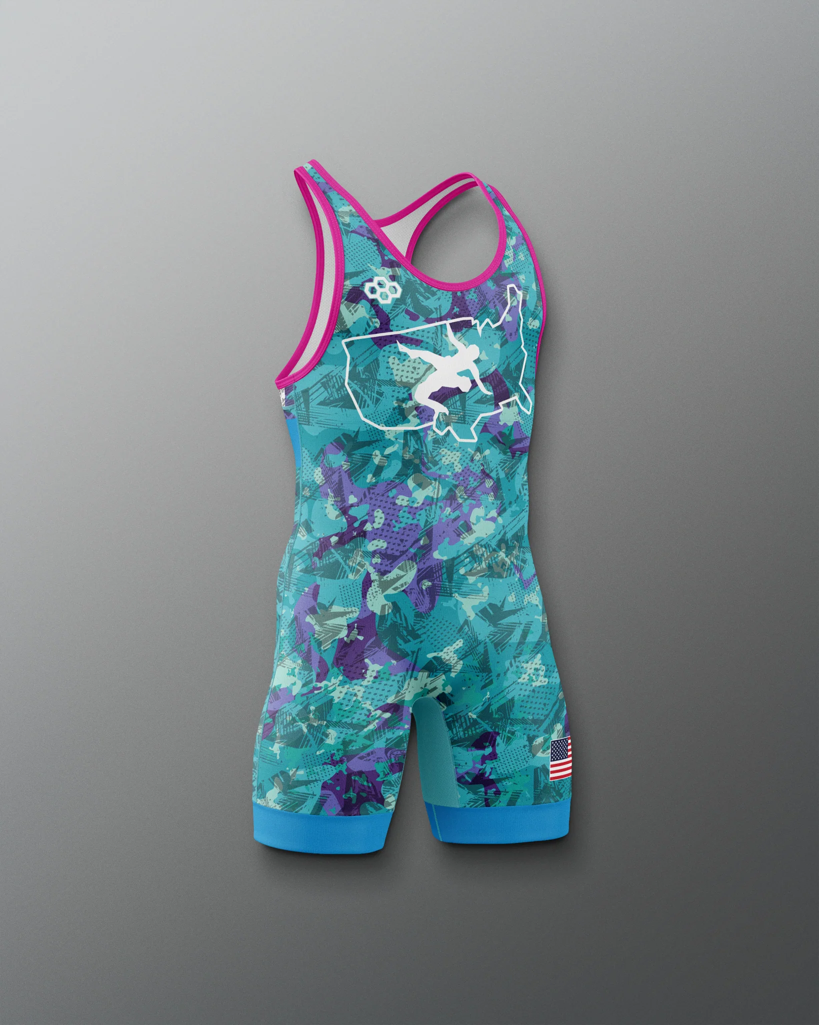 USAW Scatter Icon Boy's 2.0 Elite Singlet - Image 12