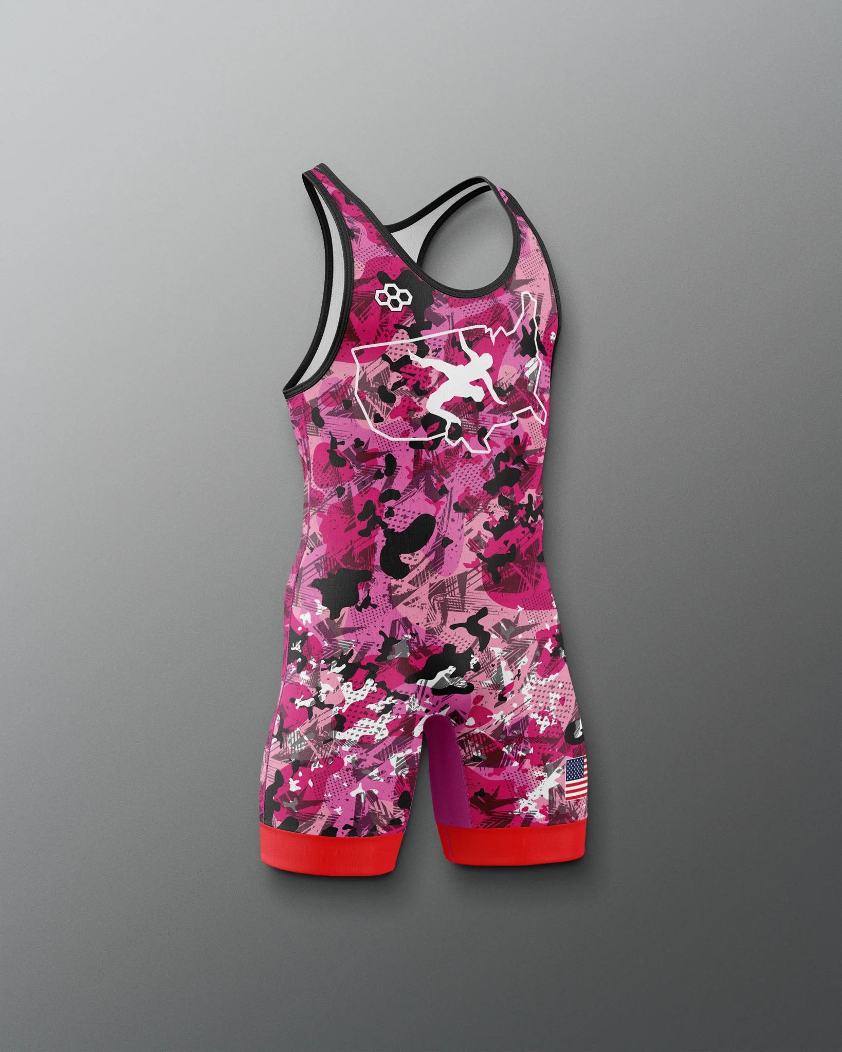 USAW Scatter Icon Boy's 2.0 Elite Singlet - Image 6