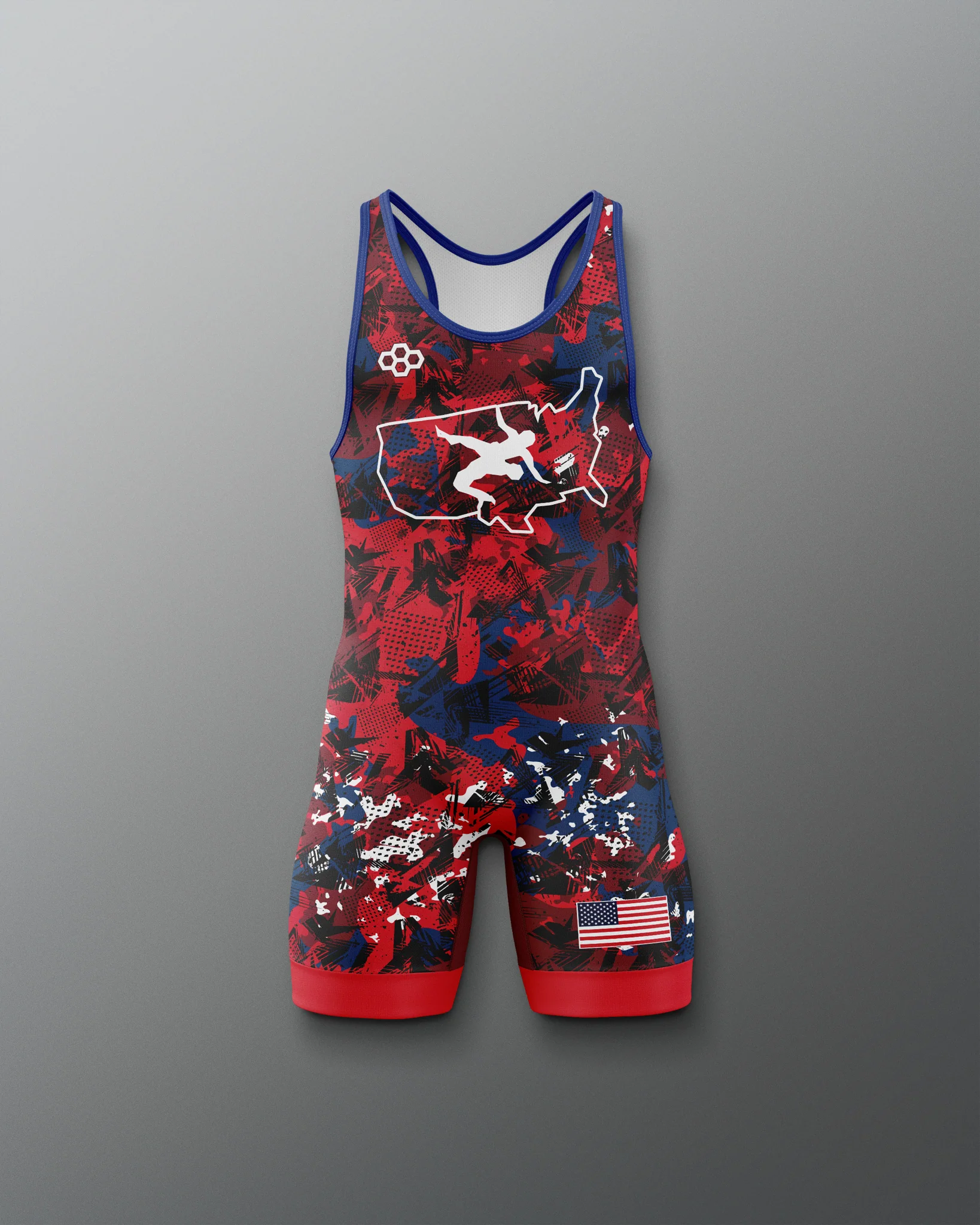 USAW Scatter Icon Boy's 2.0 Elite Singlet - Image 7