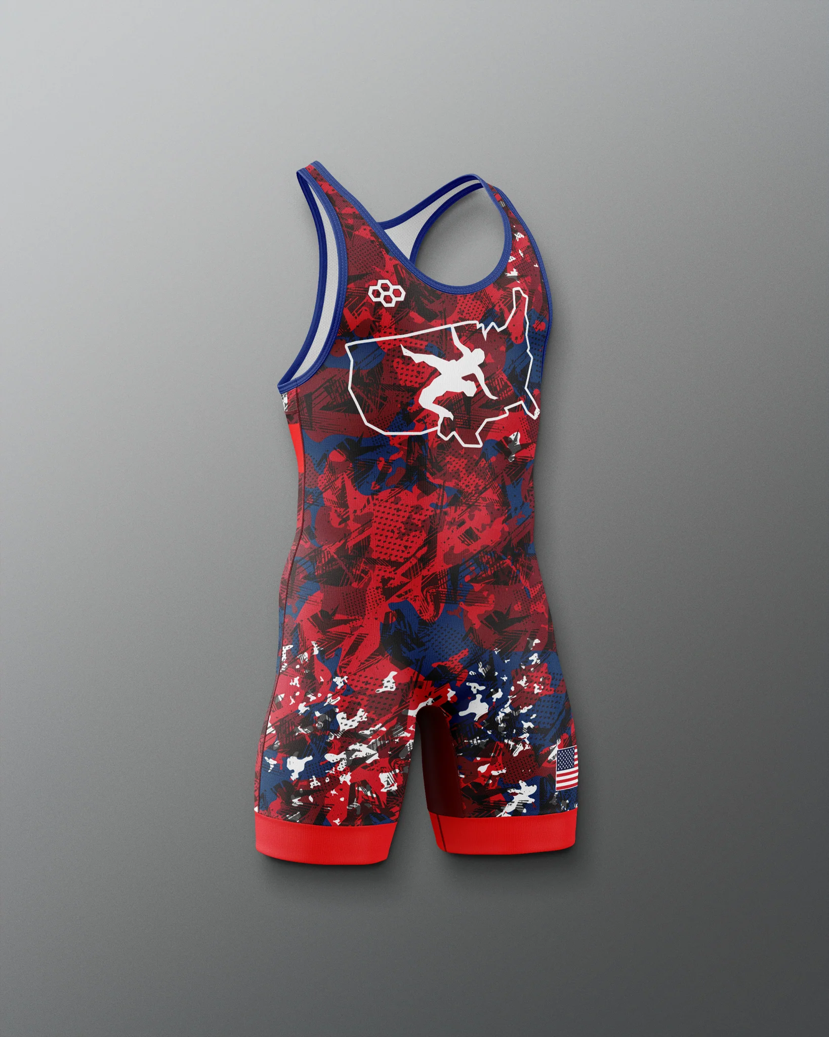USAW Scatter Icon Boy's 2.0 Elite Singlet - Image 9