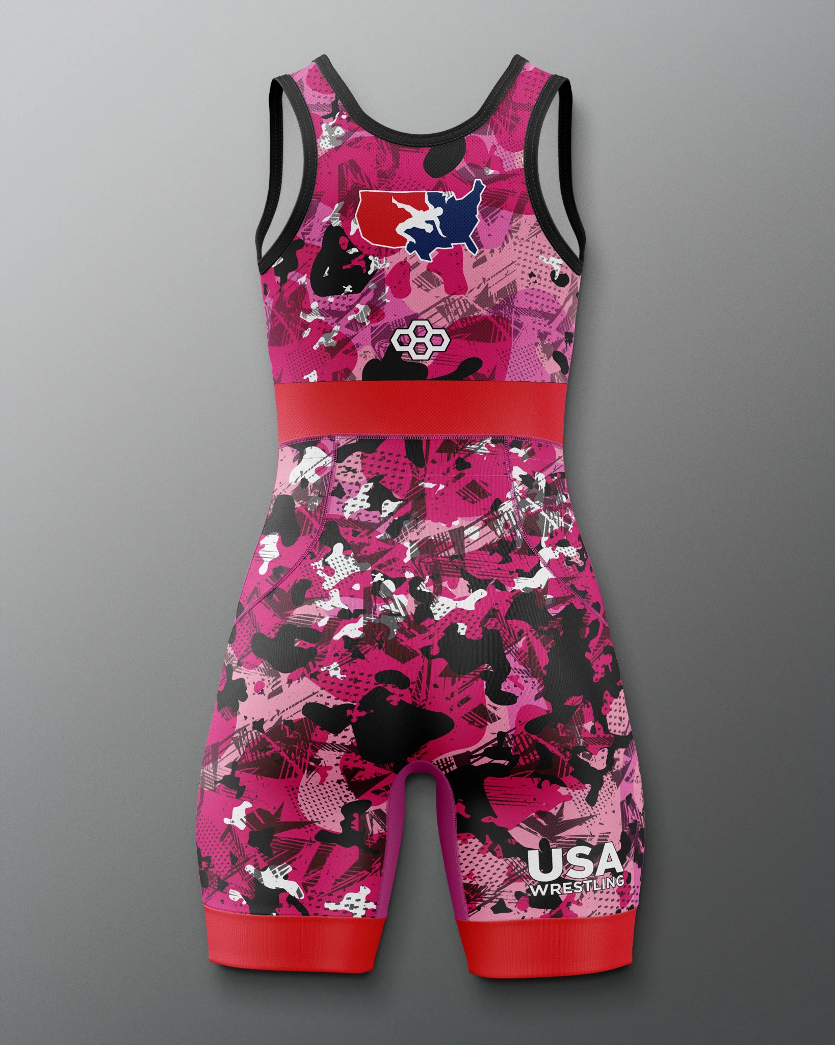 USAW Scatter Icon Women's 2.0 Elite Singlet - Image 4