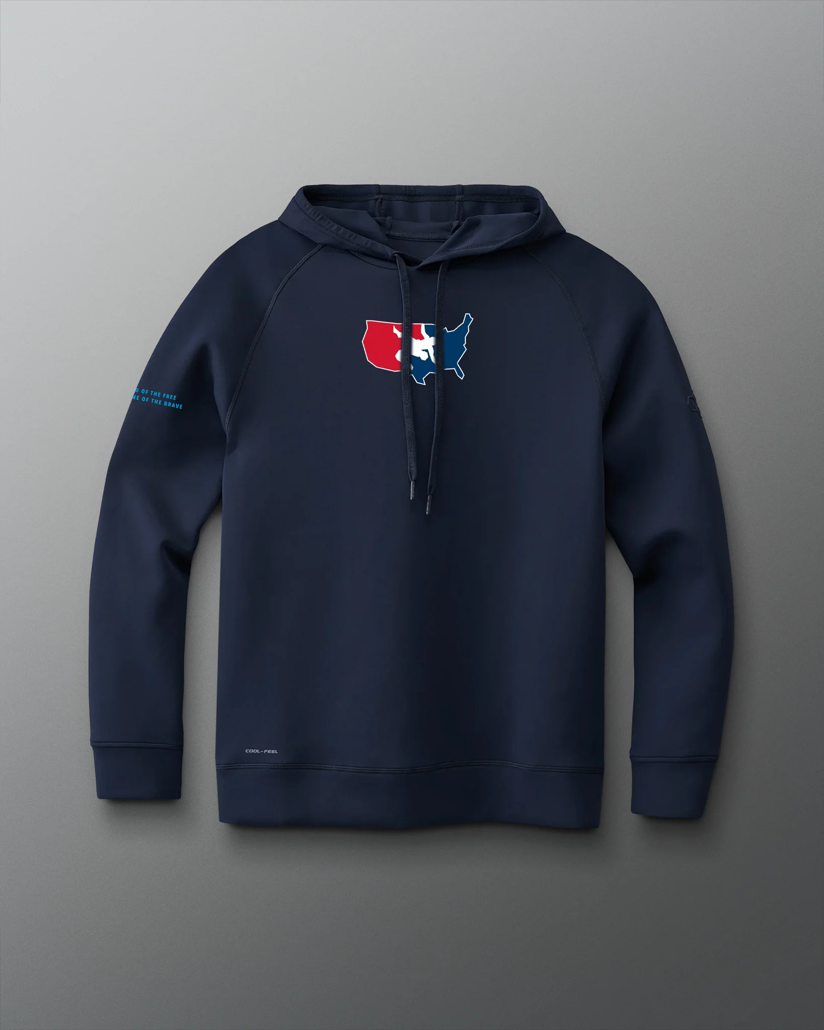 USA Wrestling USA COOL-FEEL Hoodie - Image 2