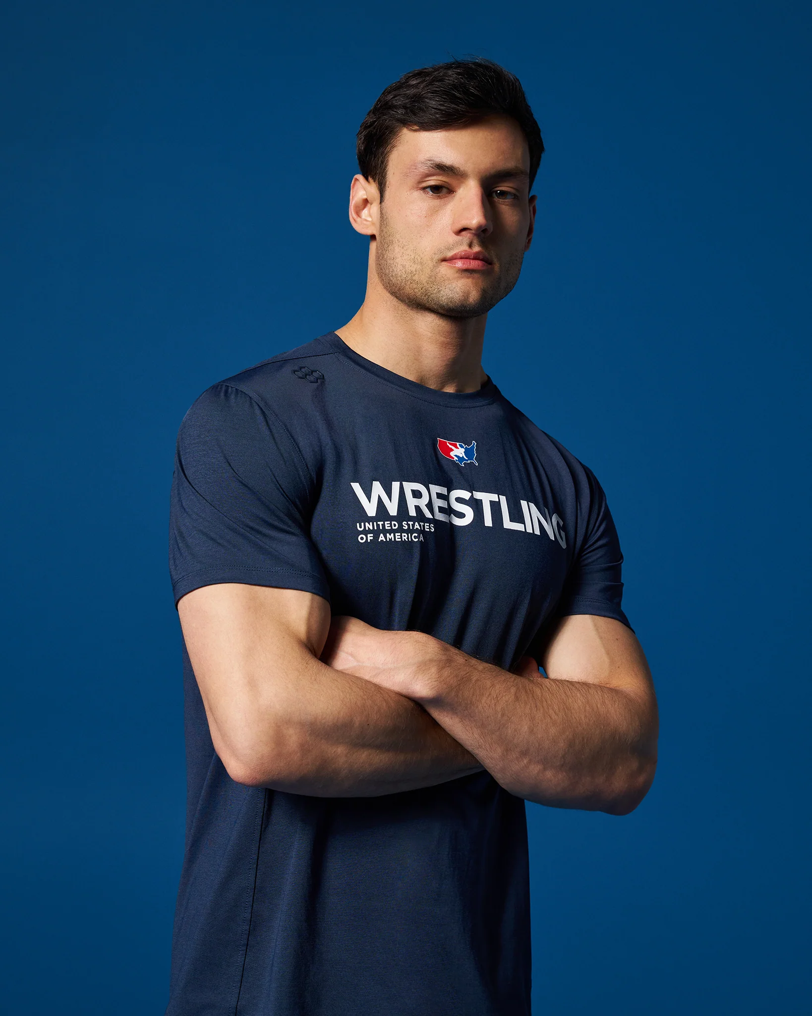 USAW Wrestling Performance Heather T-Shirt - Image 2