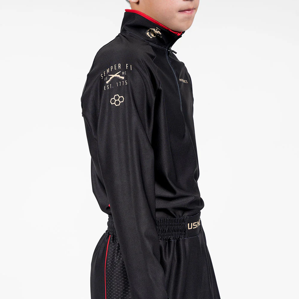 USMC Uniform Youth Elite 1/4 Zip - Image 2