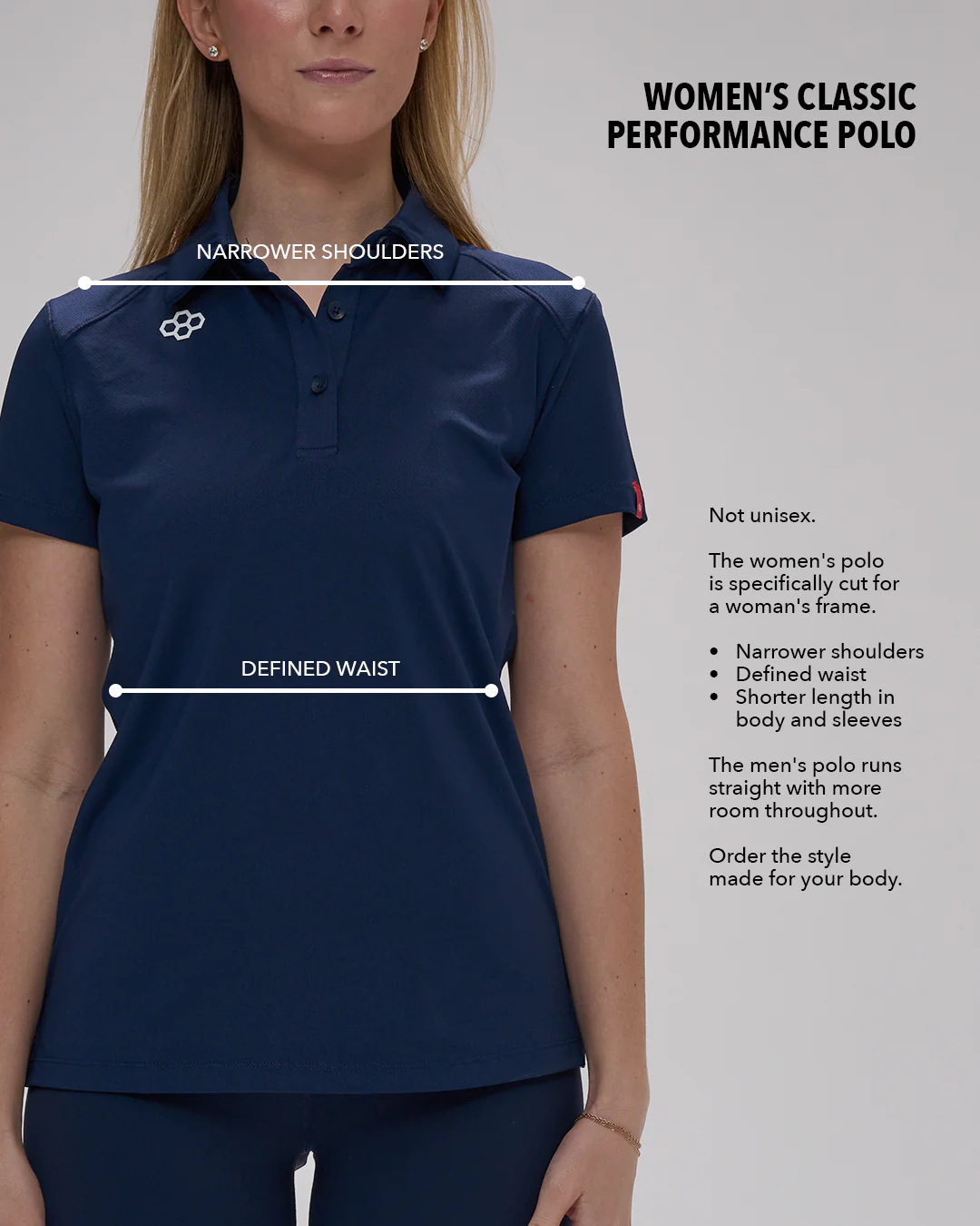 UWW Women's Classic Performance Polo - Image 4