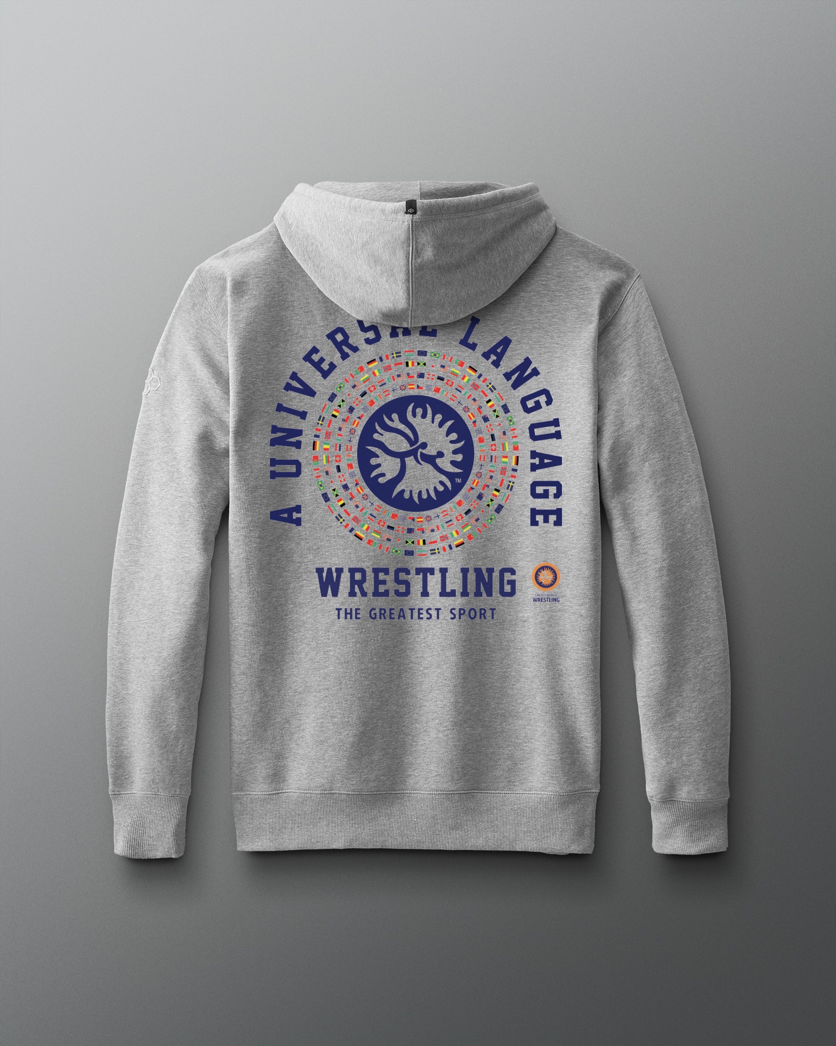 UWW Universal Language Comfort Fleece Hoodie - Image 2