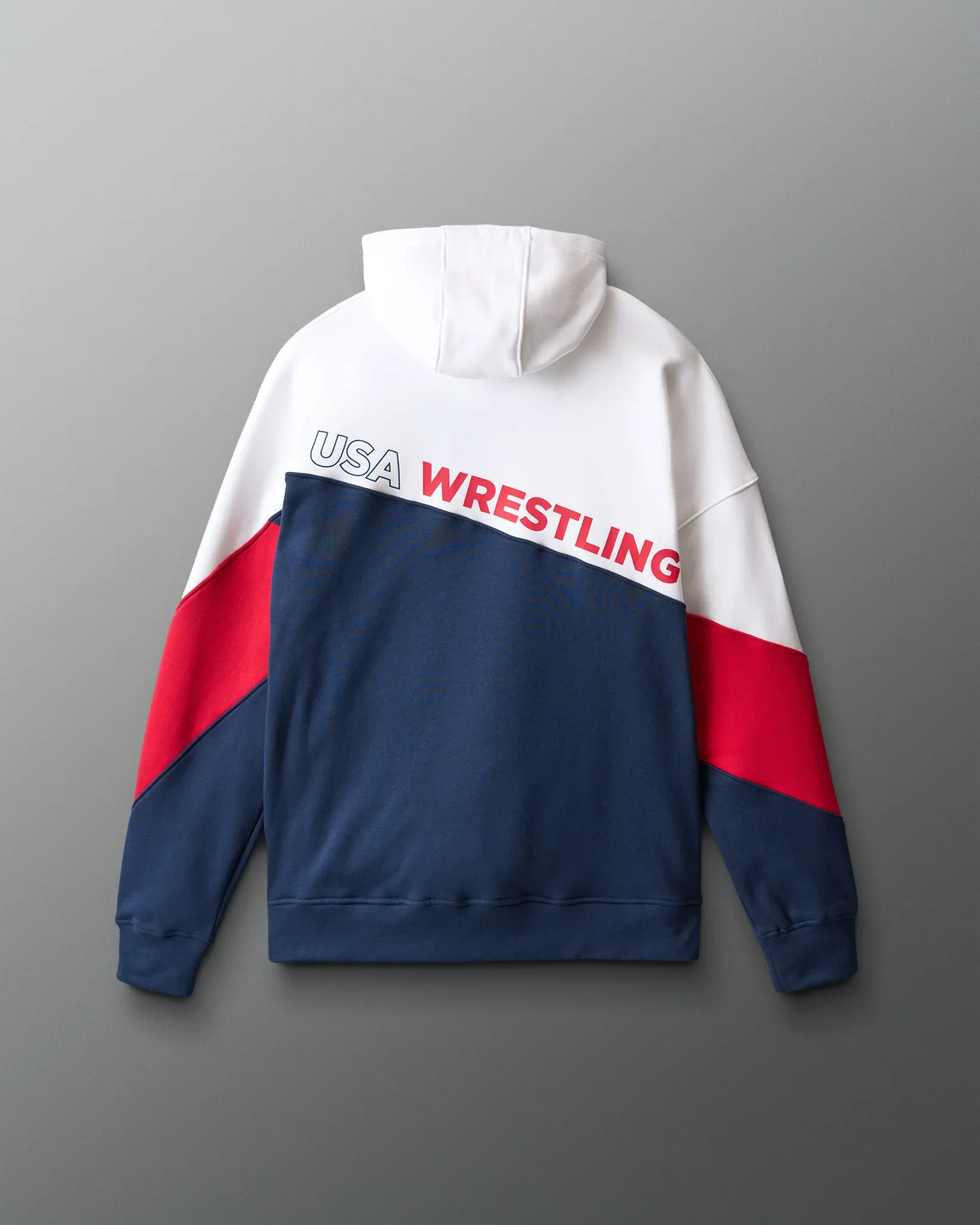 VIK - USA Wrestling Map Colorblock Hoodie - Image 2