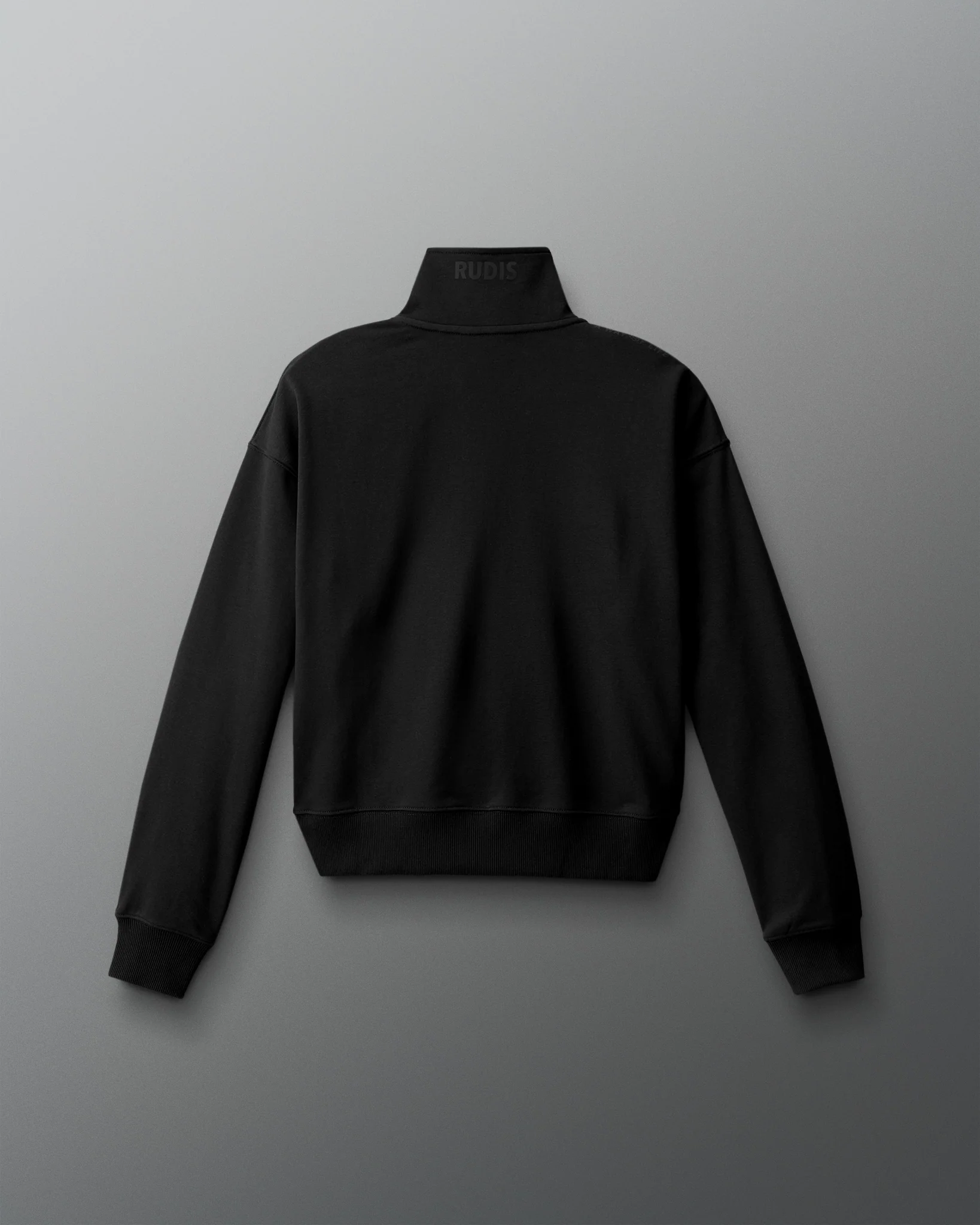 Women's Luxe Terry 1/4 Zip - Black - Image 4