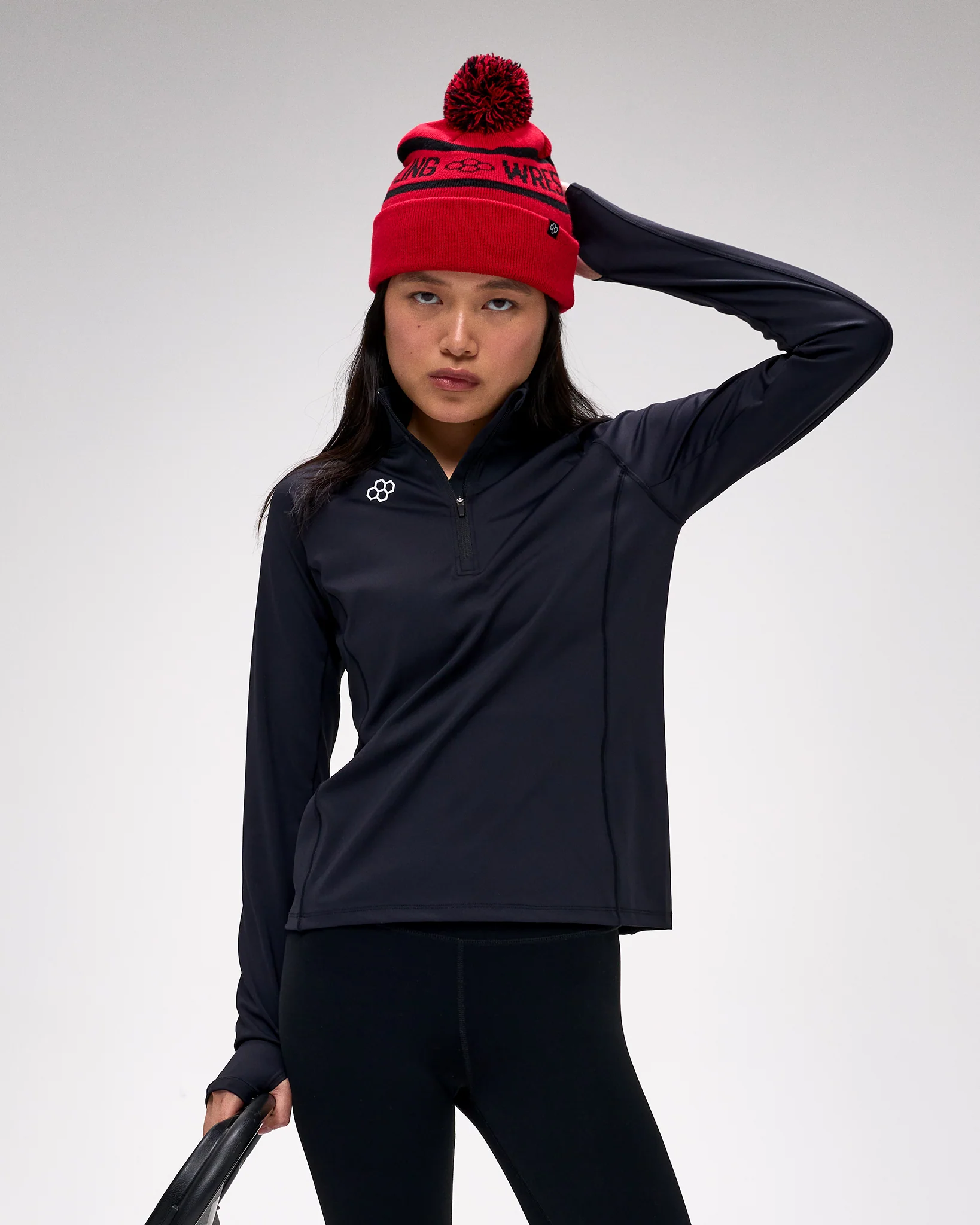 Women's Victory 1/4 Zip - Black