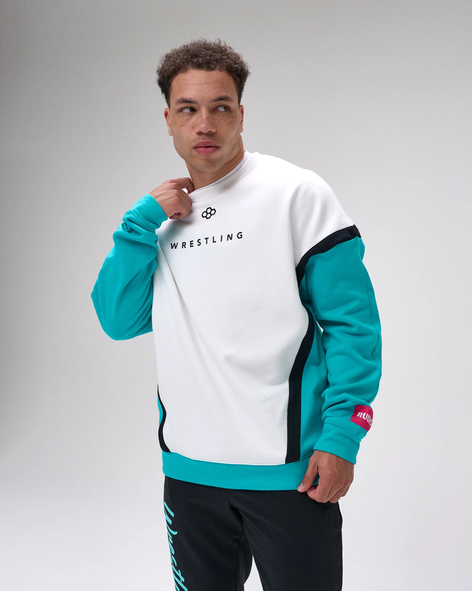 Wrestling Colorblock Crewneck - Image 14