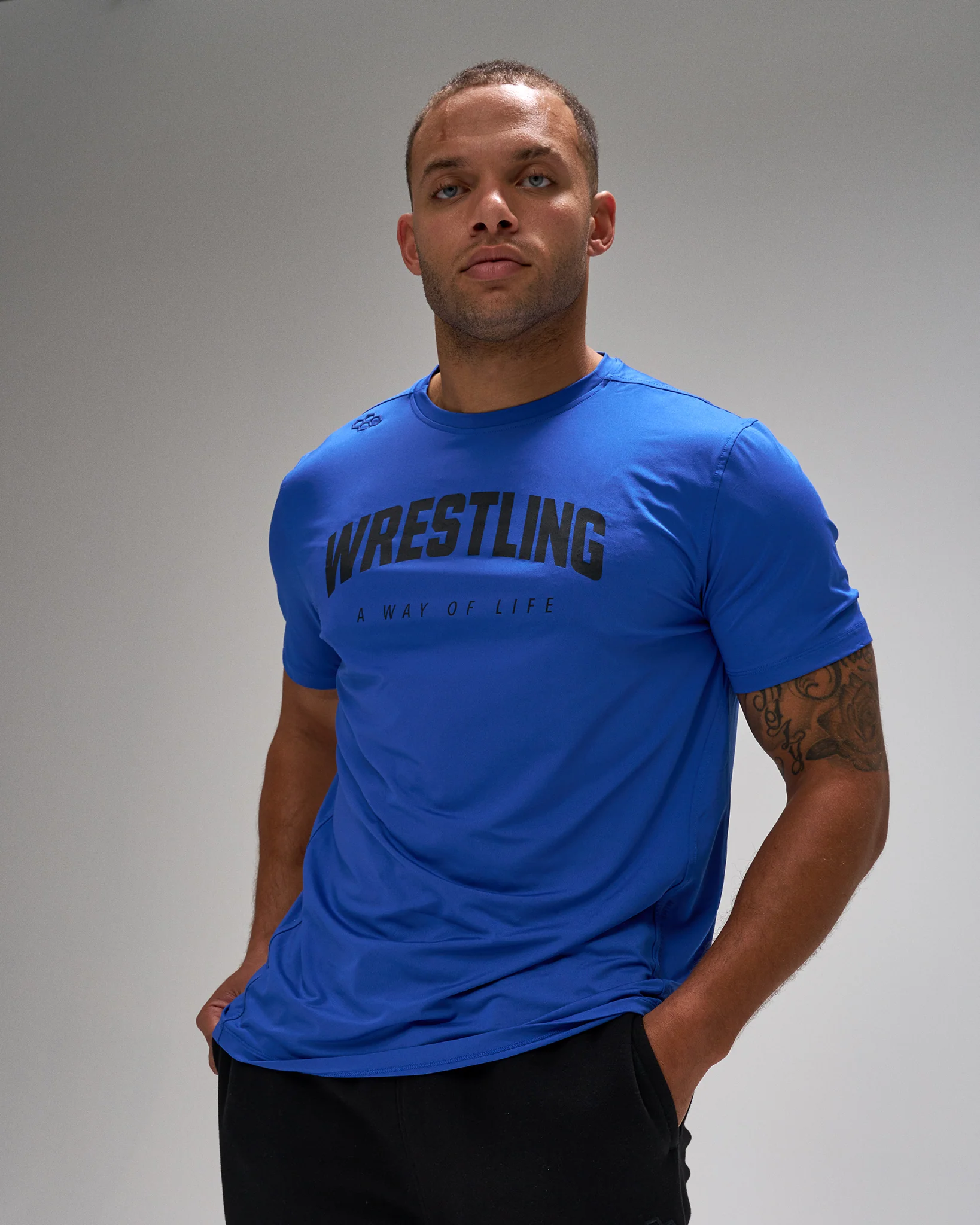 Wrestling Motto Performance T-Shirt - Image 2