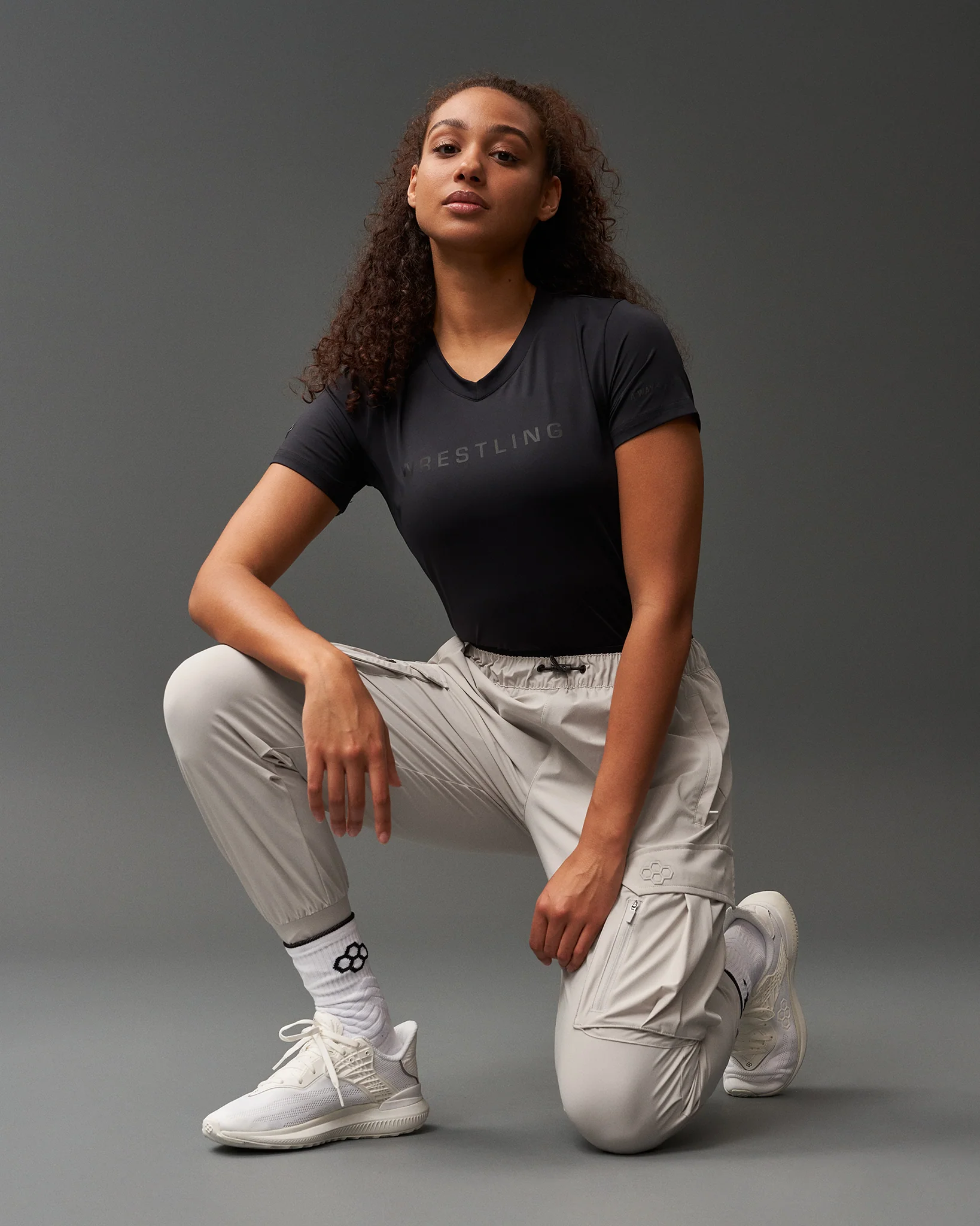 Wrestling Performance Women's V-Neck T-Shirt - Image 2