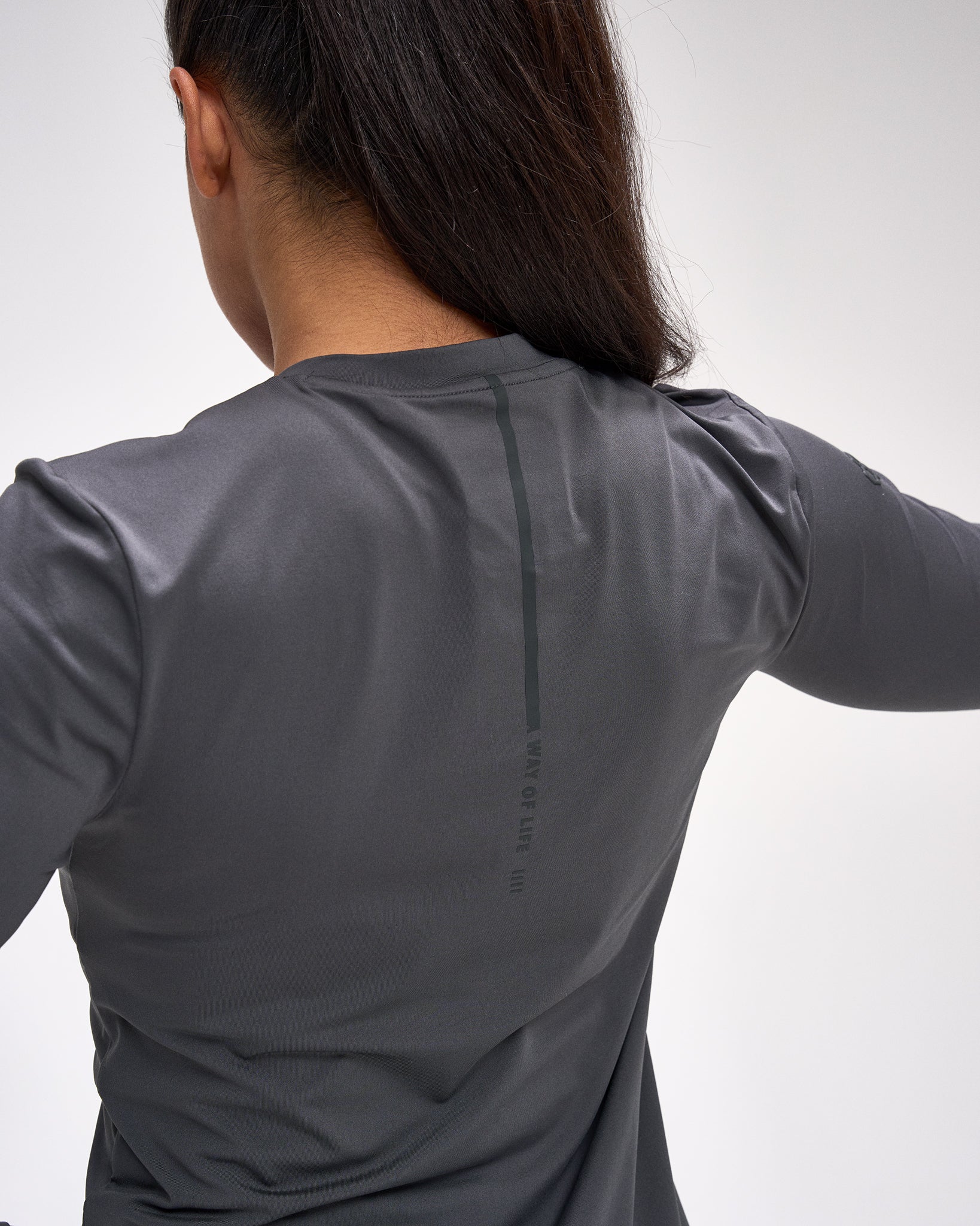 Wrestling Women's Performance V-Neck Long Sleeve - Image 2