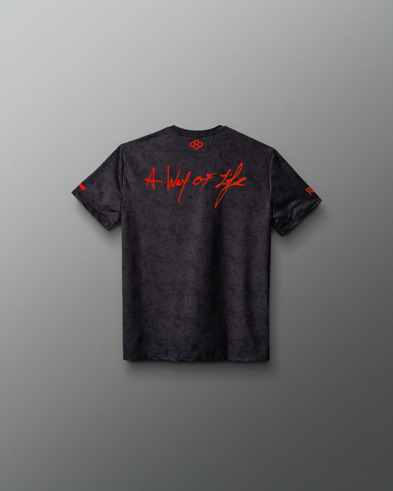 Wrestling Wordmark Black Camo Youth Sublimated T-Shirt - Image 10