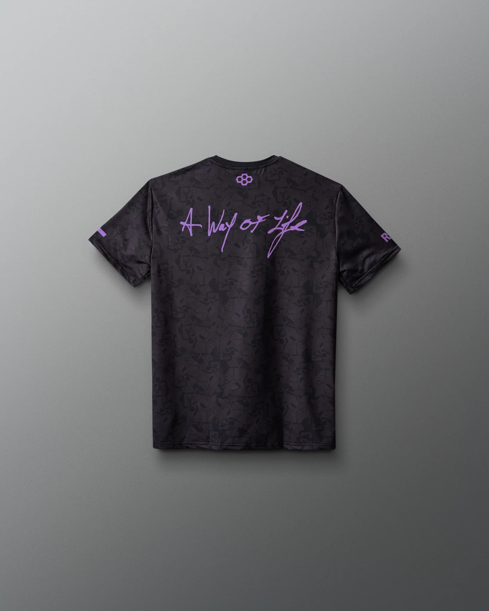 Wrestling Wordmark Black Camo Youth Sublimated T-Shirt - Image 12